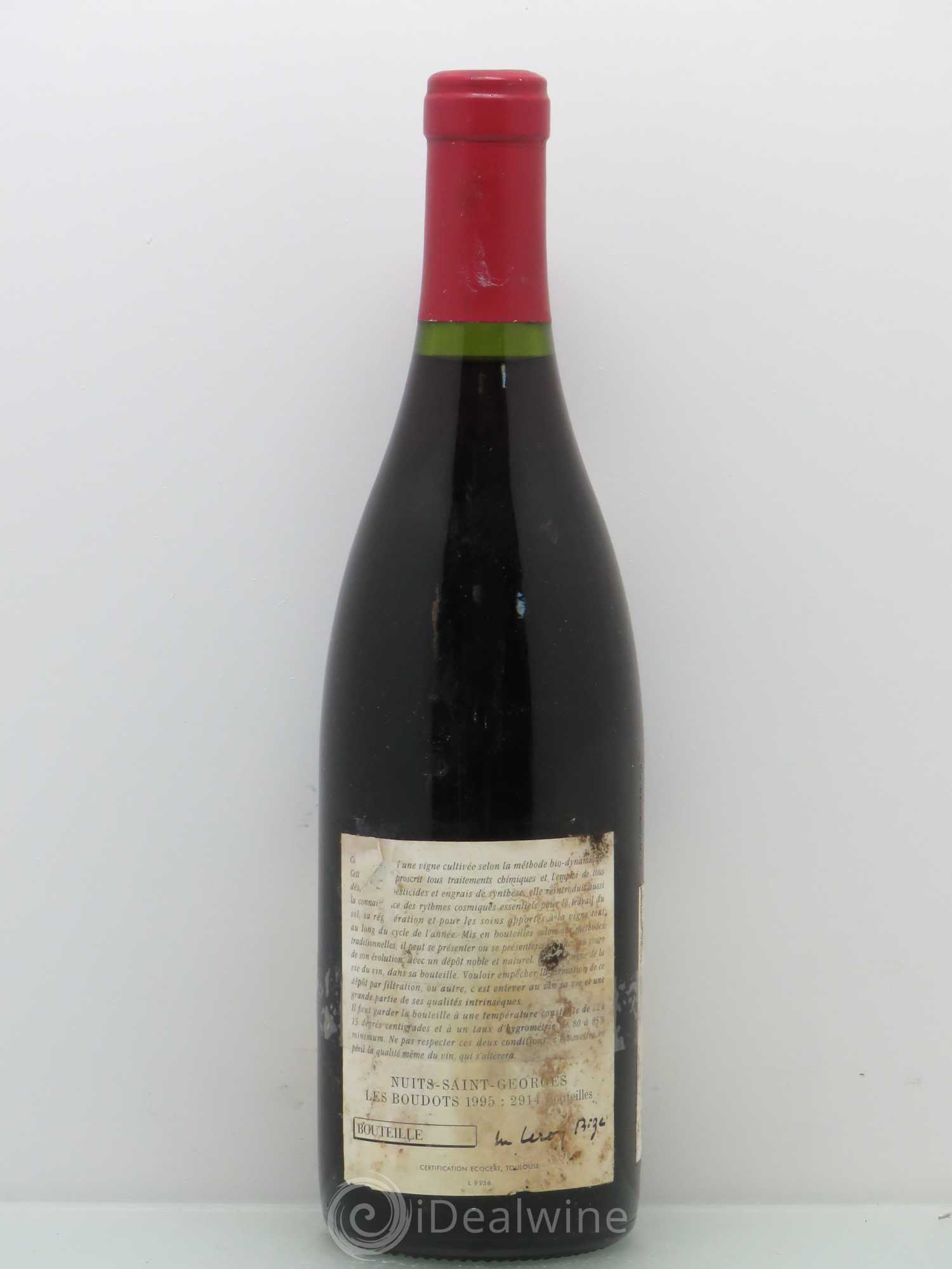 Nuits-Saint-Georges 1er Cru Aux Boudots Leroy (Domaine) 1995 - Lot de 1 bouteille - 1