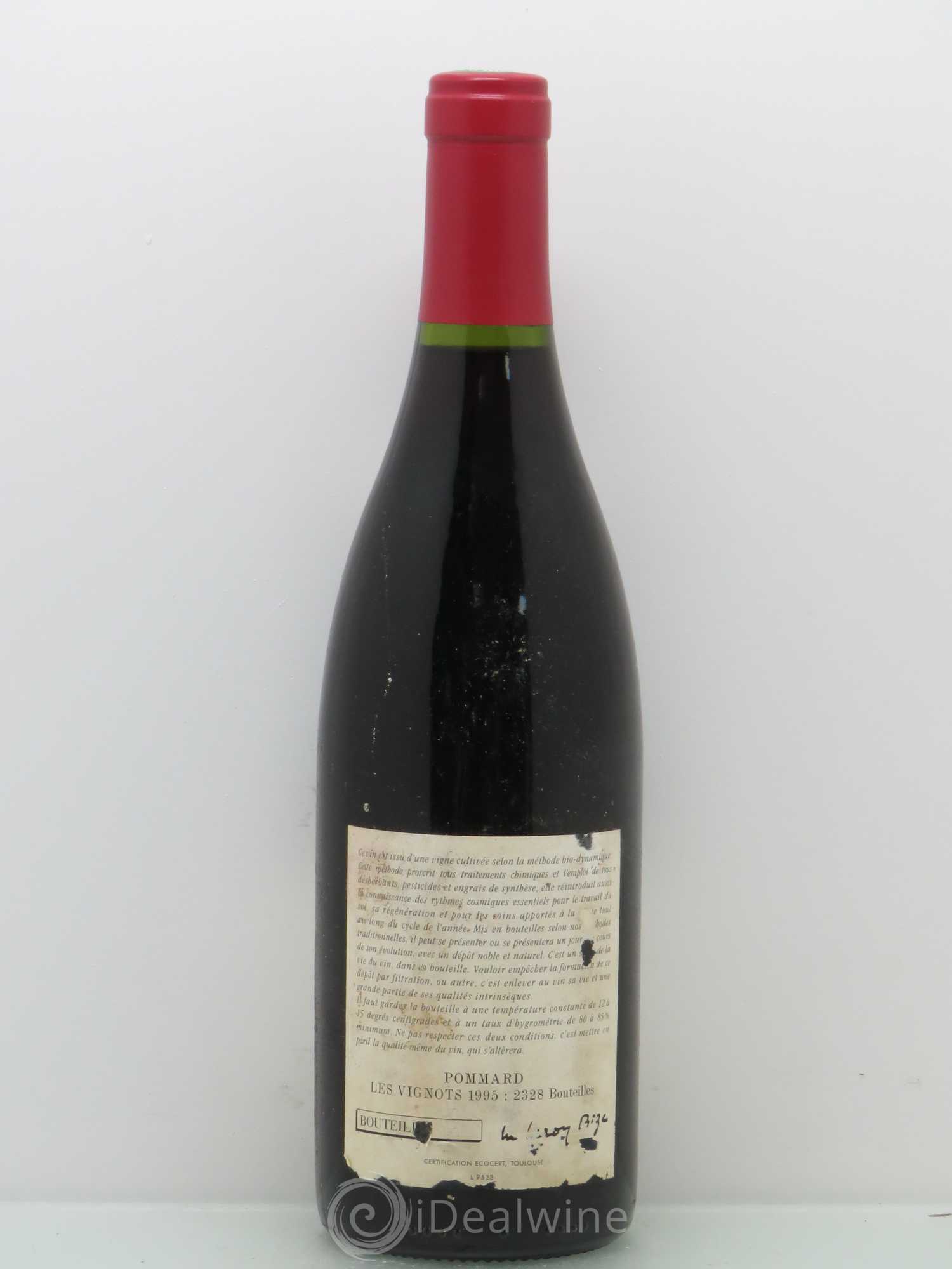 Pommard Les Vignots Leroy (Domaine) 1995 - Lot de 1 bouteille - 1