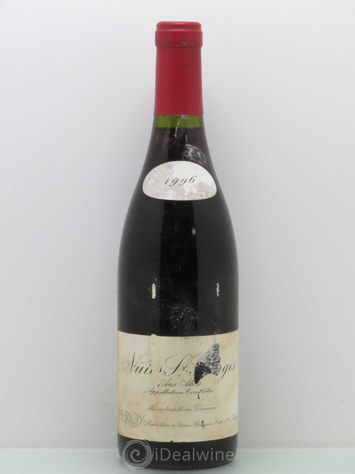 Nuits-Saint-Georges Aux Allots Leroy (Domaine) 1996 - Lot de 1 bouteille - 0