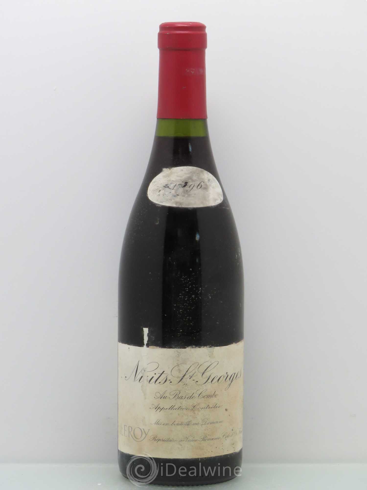 Nuits-Saint-Georges Bas de Combes Leroy (Domaine) 1996 - Lot de 1 bouteille - 0
