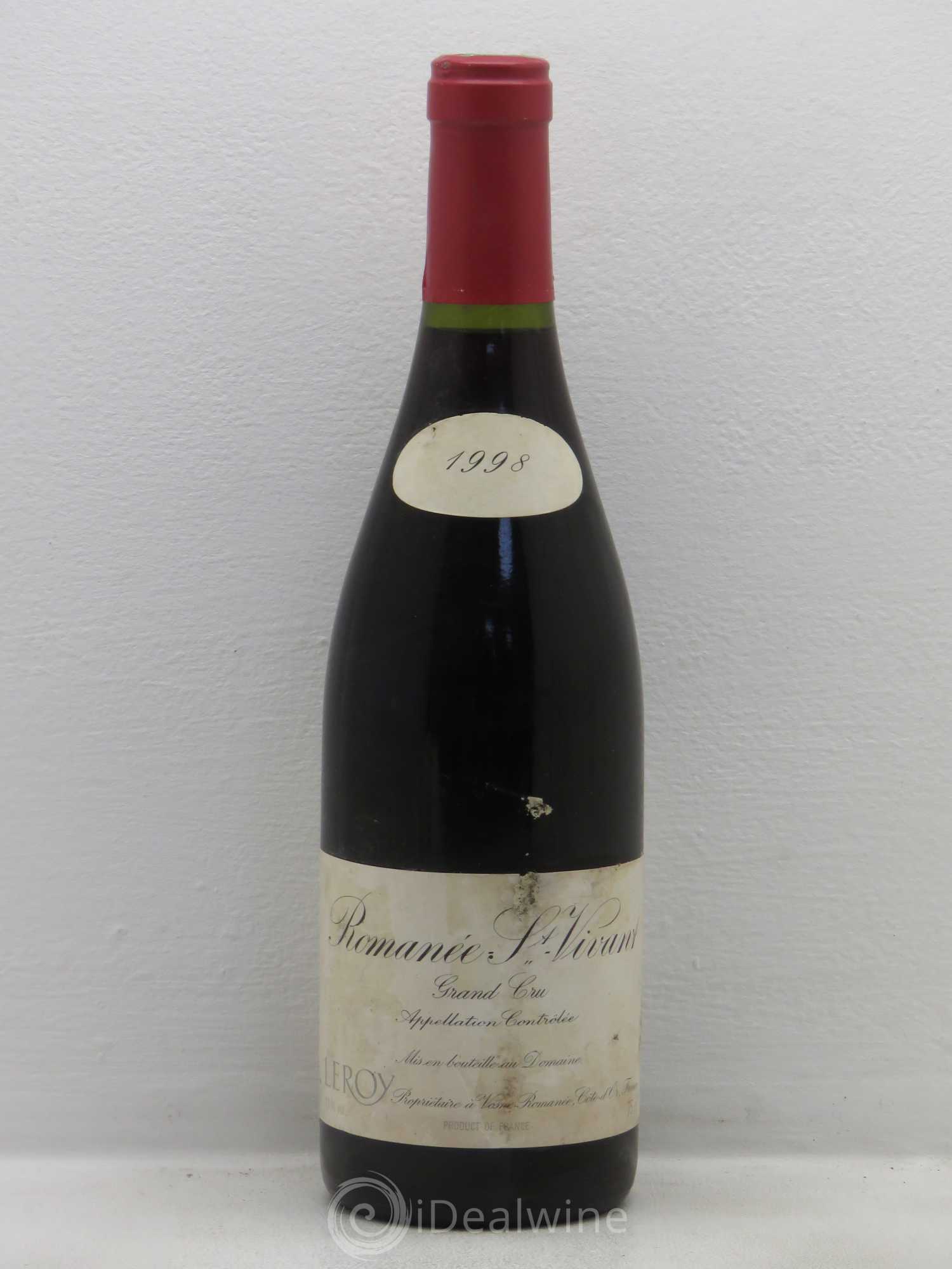 Romanée-Saint-Vivant Grand Cru Leroy (Domaine) 1998 - Lot de 1 bouteille - 0