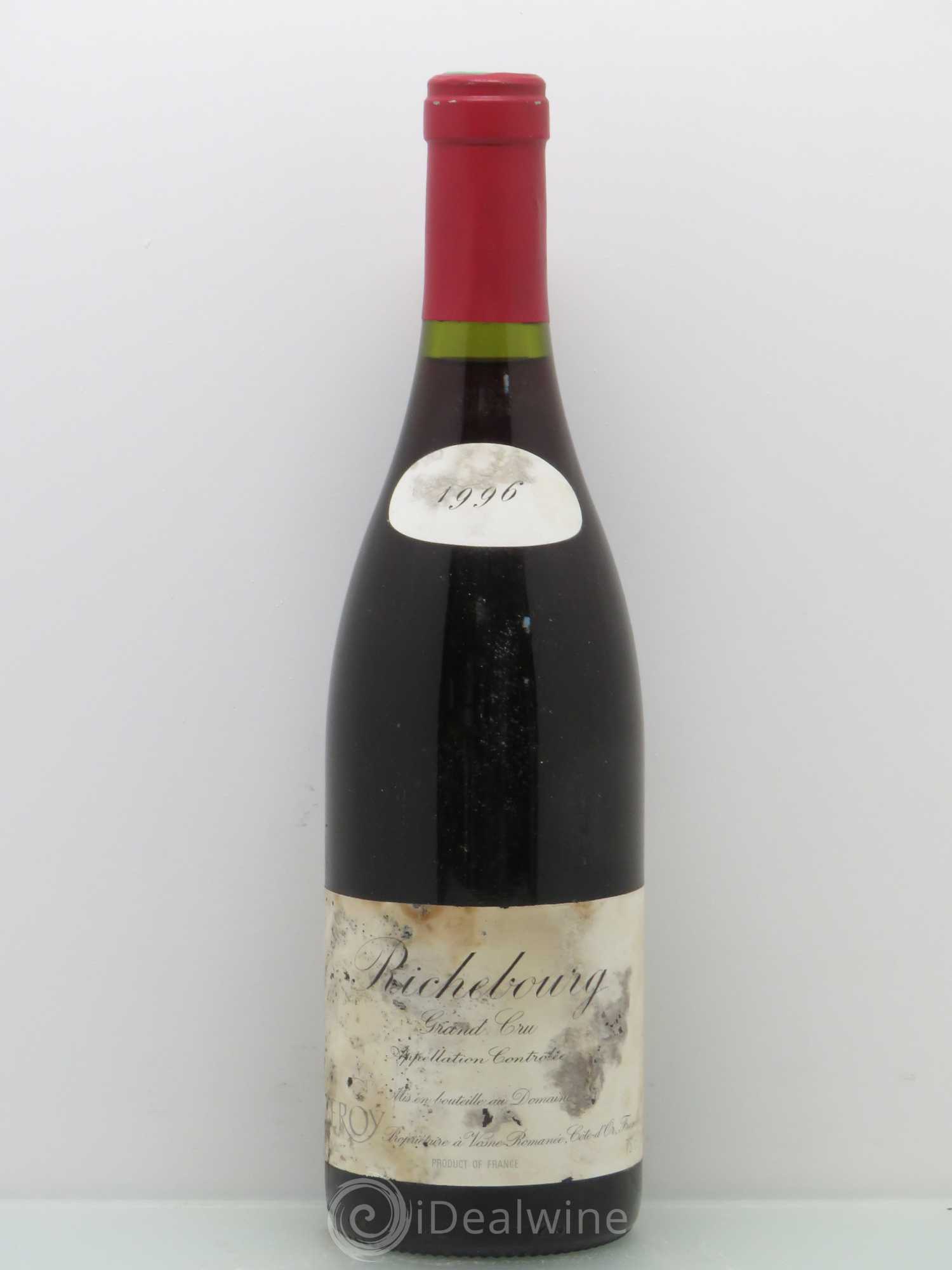 Richebourg Grand Cru Leroy (Domaine) 1996 - Lot de 1 bouteille - 0