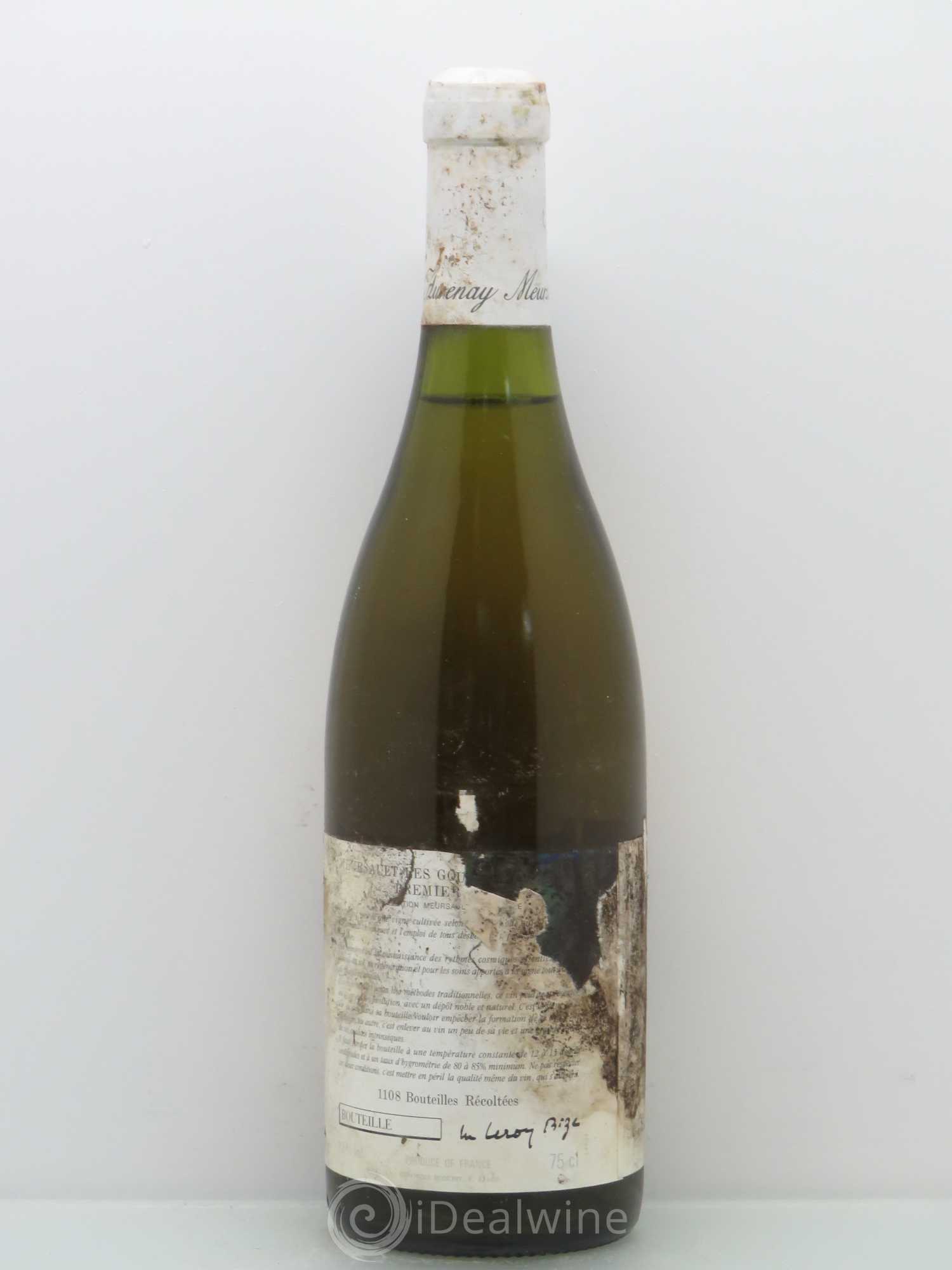 Meursault 1er Cru Les Gouttes d'Or d'Auvenay (Domaine) 1997 - Lot de 1 bouteille - 1