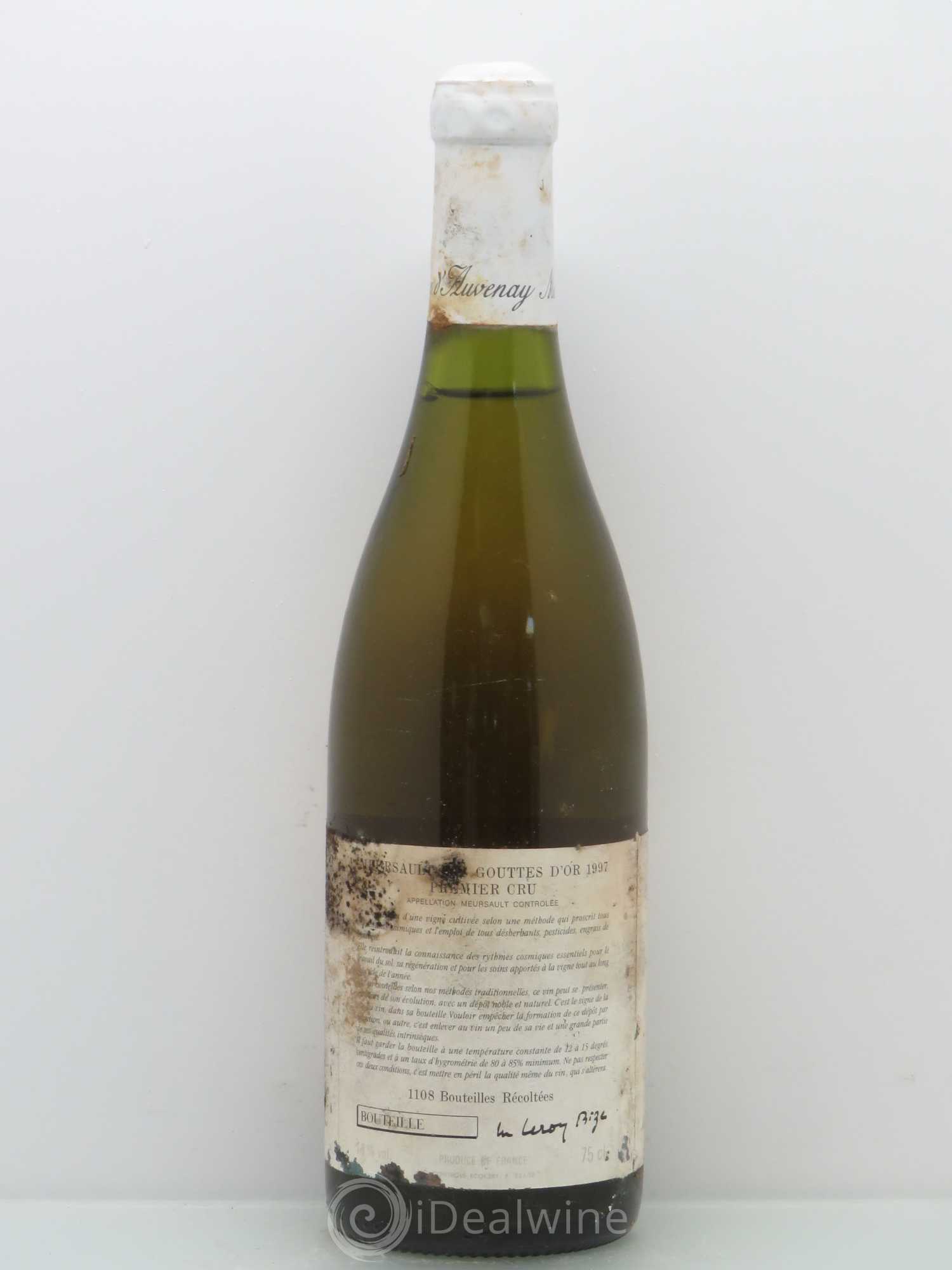 Meursault 1er Cru Les Gouttes d'Or d'Auvenay (Domaine) 1997 - Lot de 1 bouteille - 1