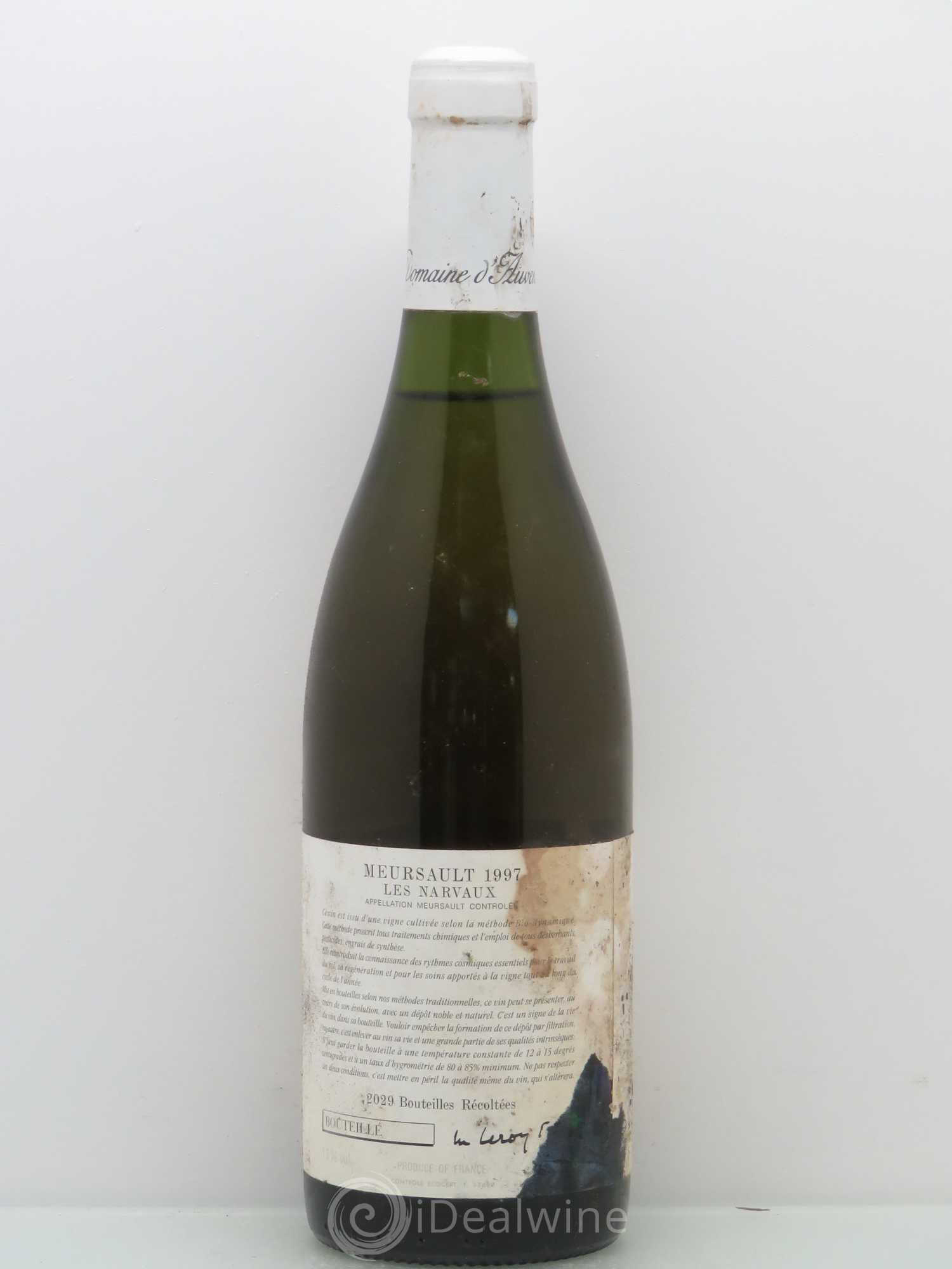 Meursault Les Narvaux d'Auvenay (Domaine) 1997 - Lot de 1 bouteille - 1