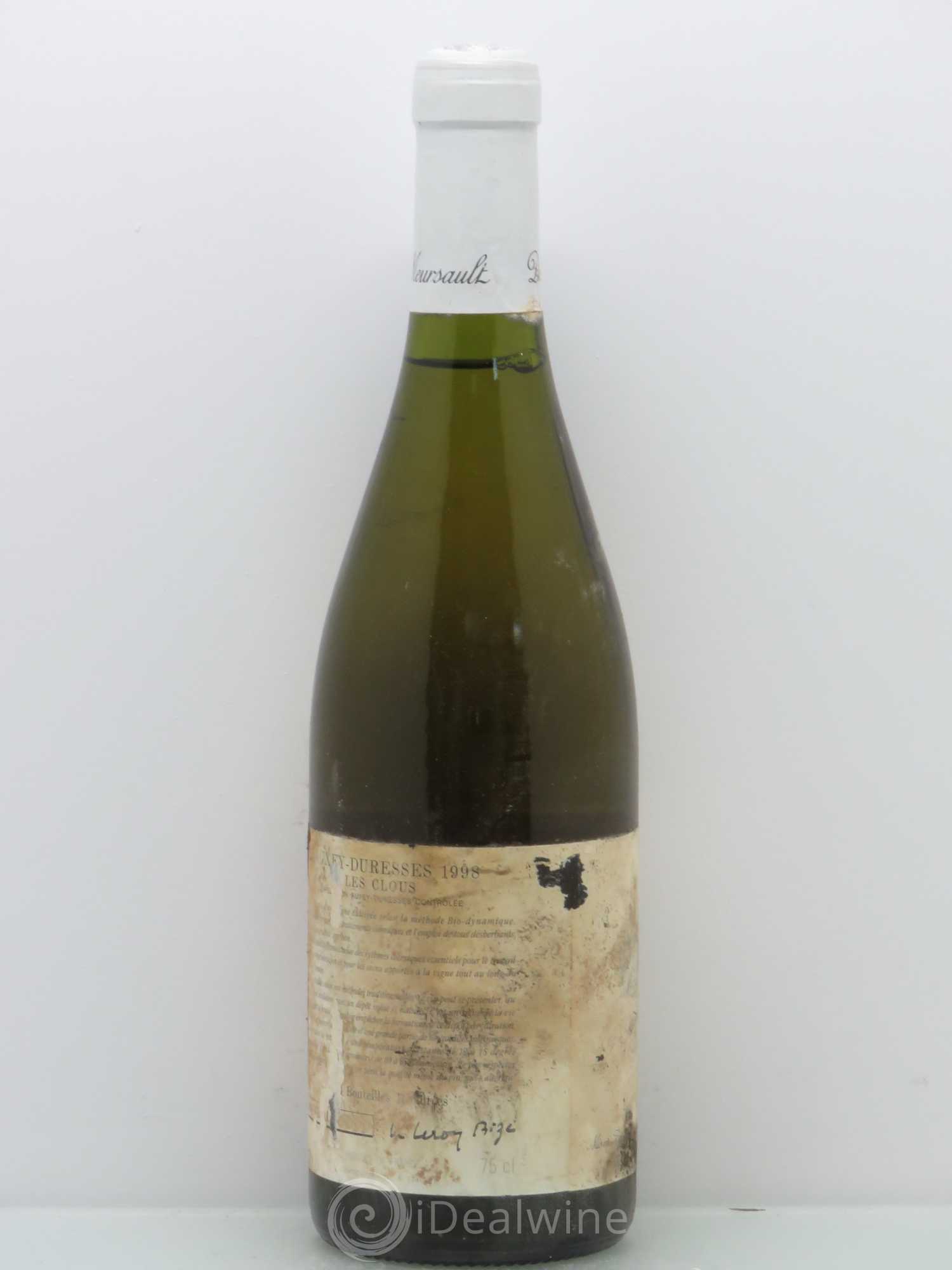 Auxey-Duresses Les Clous d'Auvenay (Domaine) 1998 - Lot de 1 bouteille - 1