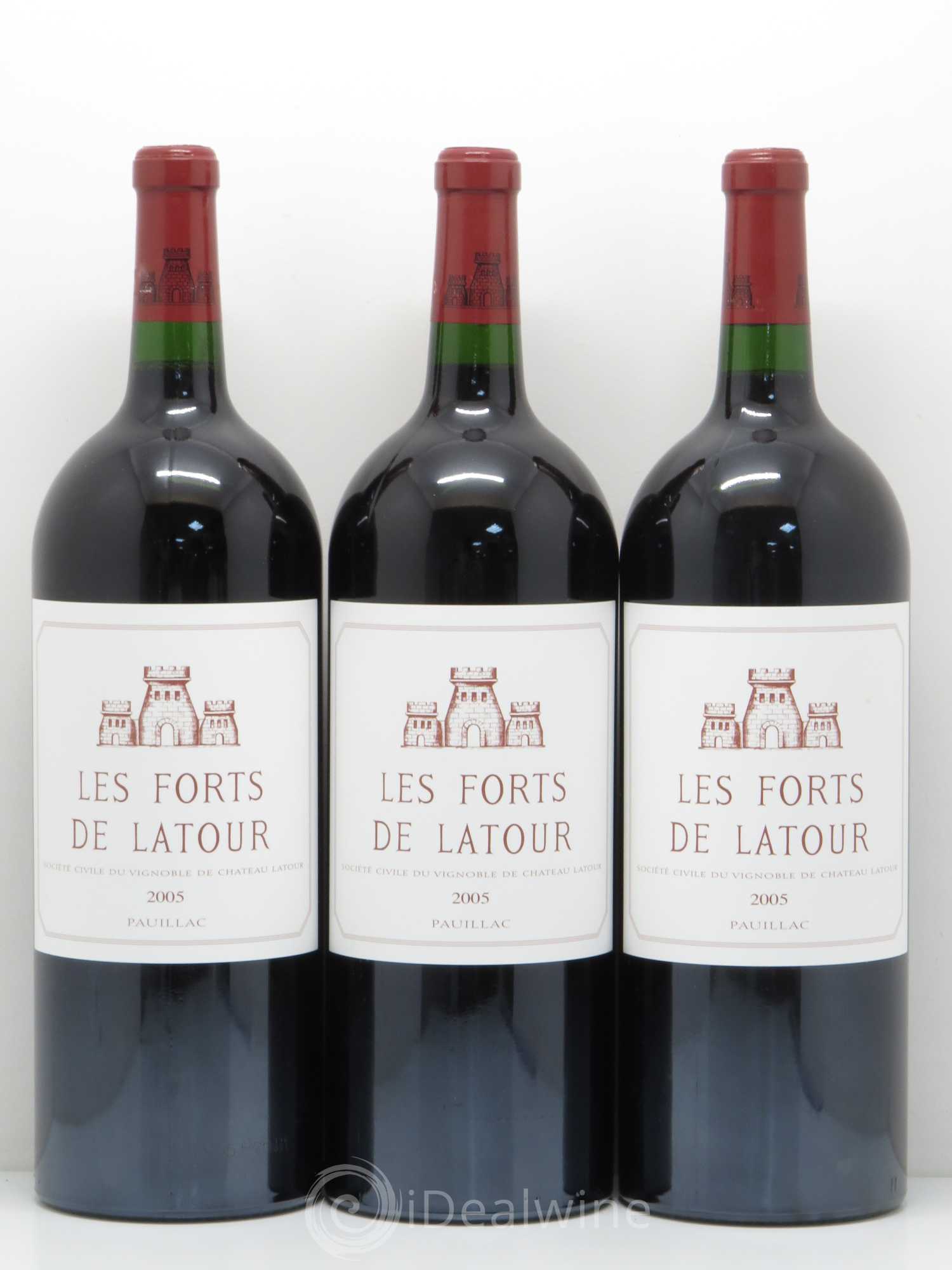 Les Forts de Latour Second Vin 2005 - Lot de 3 magnums - 0