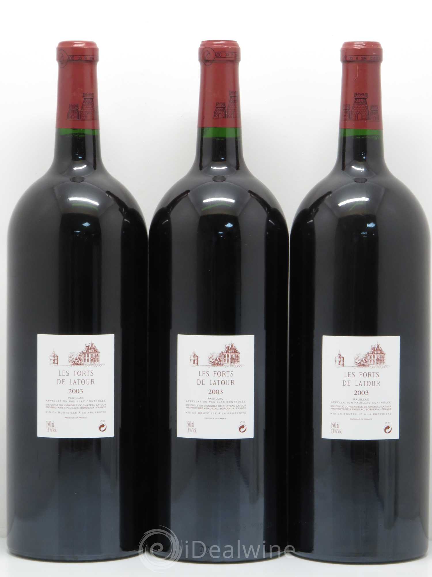 Les Forts de Latour Second Vin 2003 - Lot de 3 magnums - 1