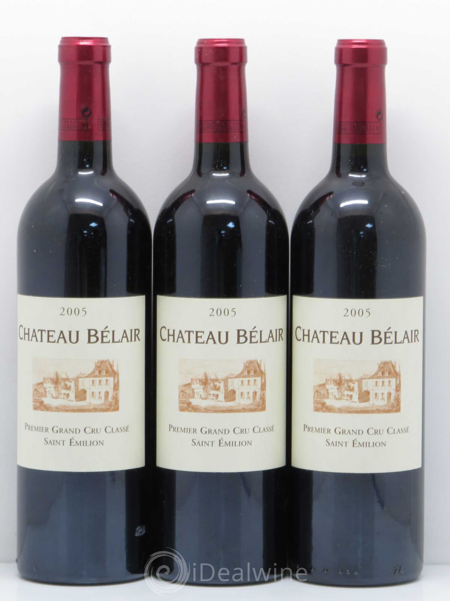 Château Belair (Belair-Monange) 1er Grand Cru Classé B 2005 - Lot de 6 bouteilles - 2