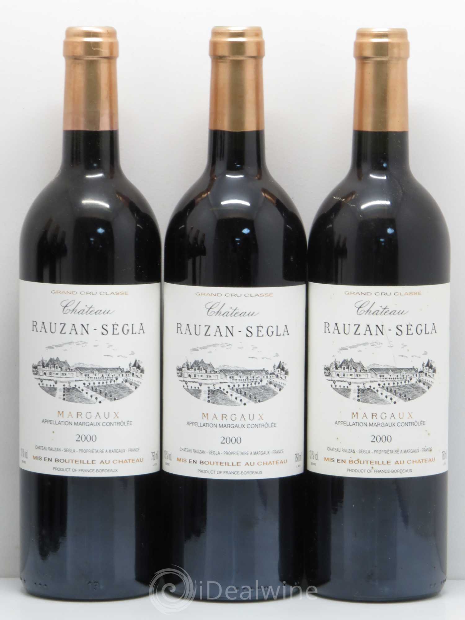 Château Rauzan Ségla Grand Cru Classé 2000 - Lot de 6 bouteilles - 1