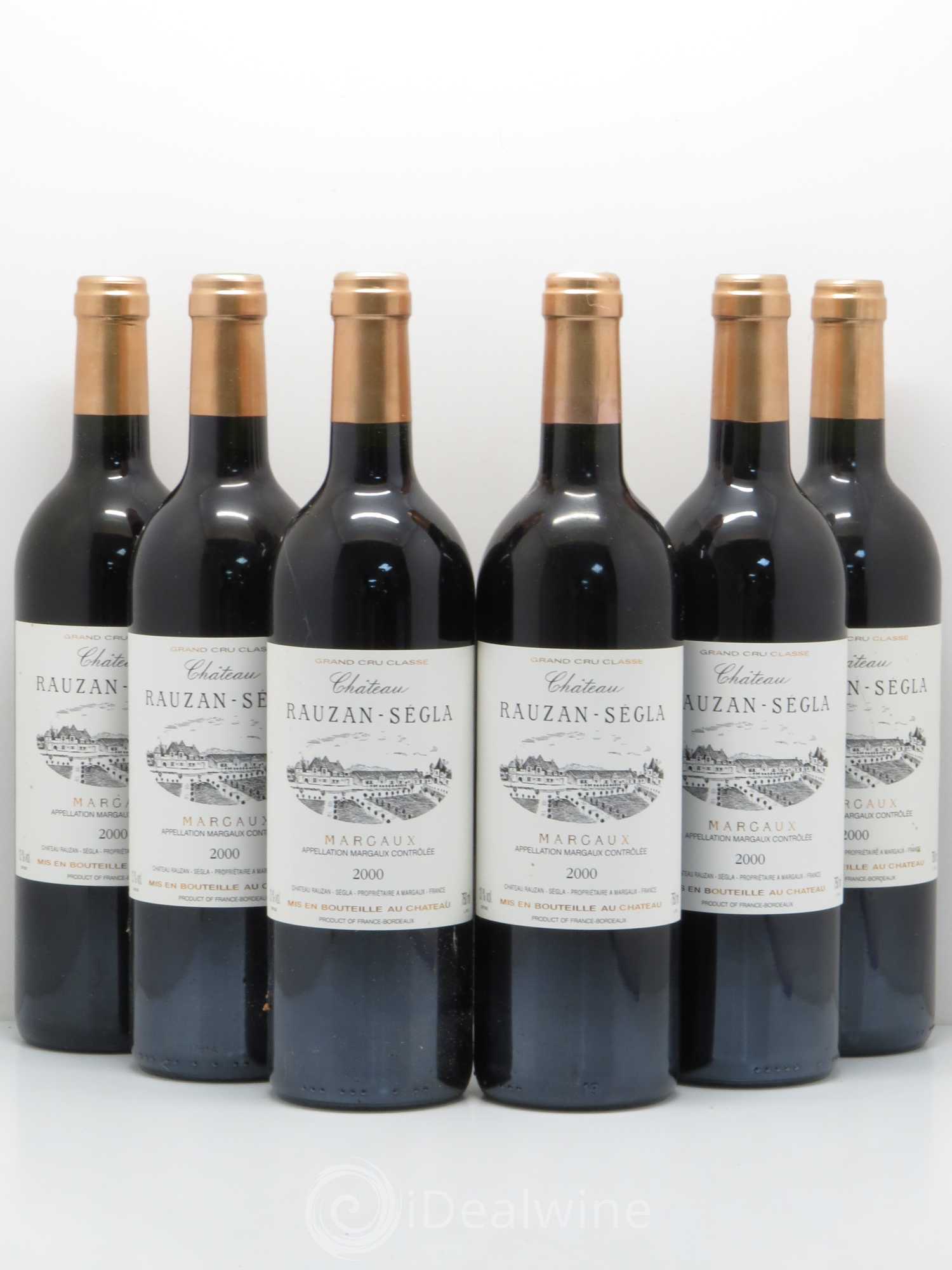 Château Rauzan Ségla Grand Cru Classé 2000 - Lot de 6 bouteilles - 0
