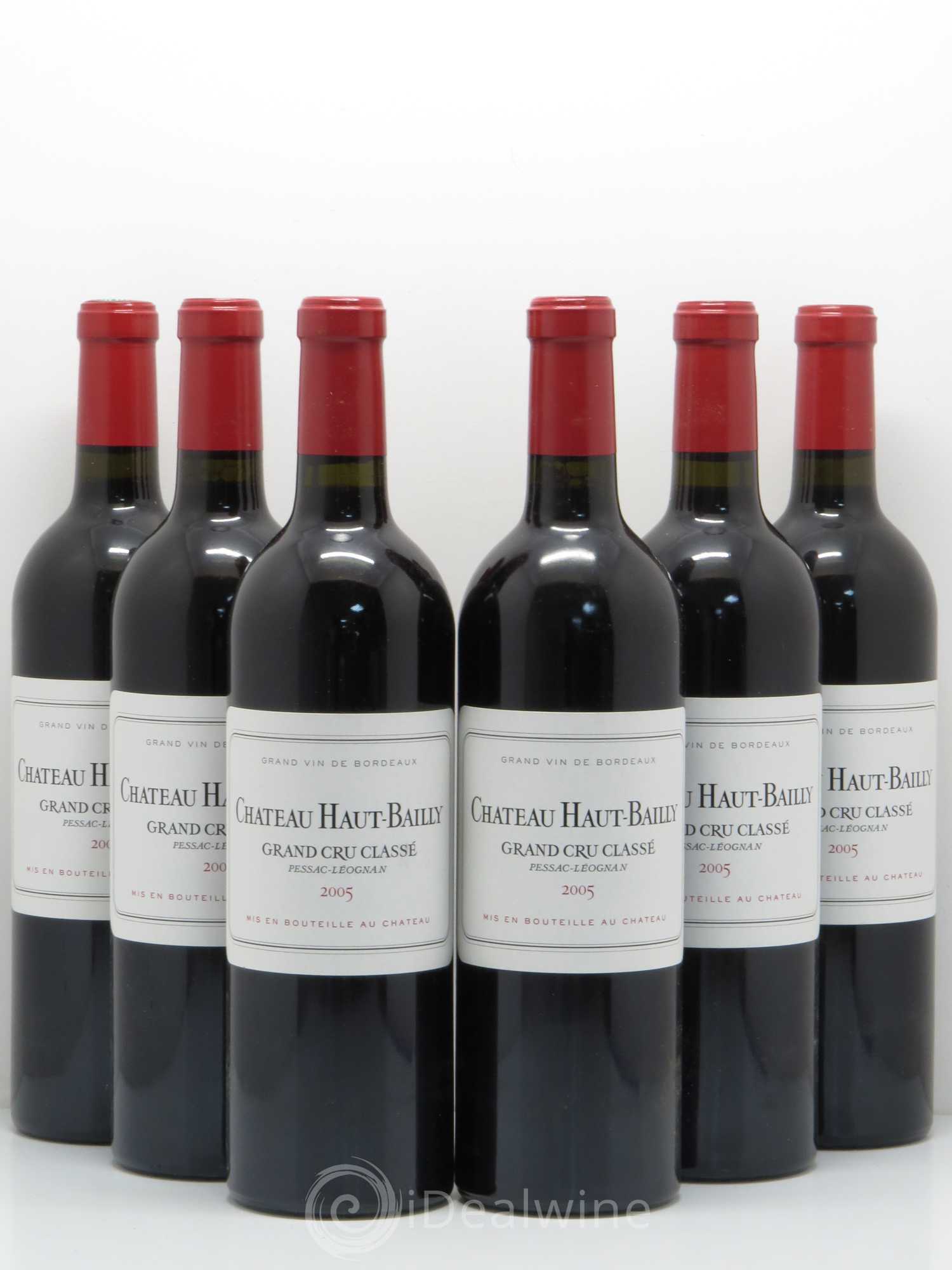 Château Haut-Bailly Cru Classé de Graves 2005 - Lot de 6 bouteilles - 0