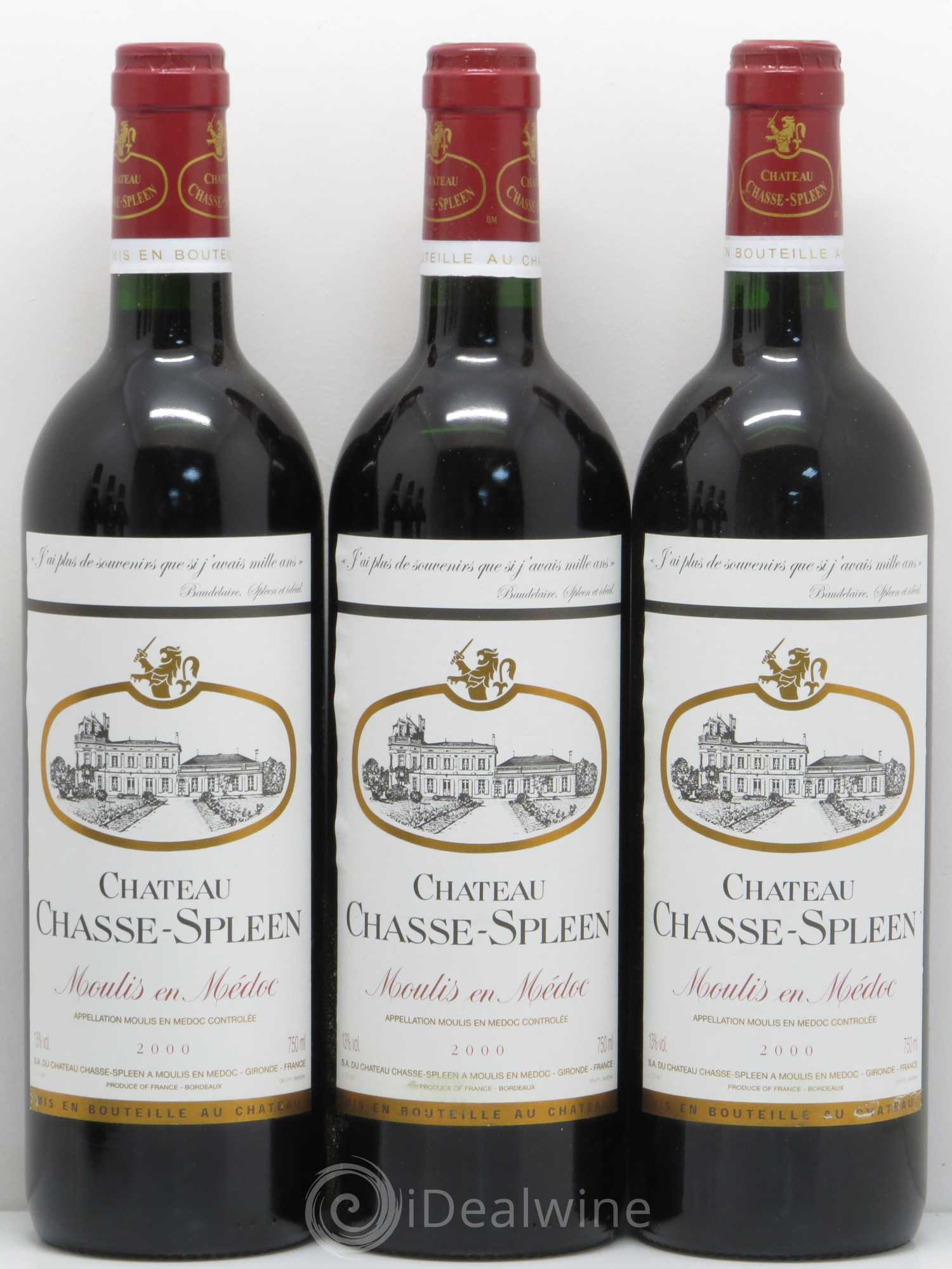 Château Chasse Spleen 2000 - Lot de 6 bouteilles - 2