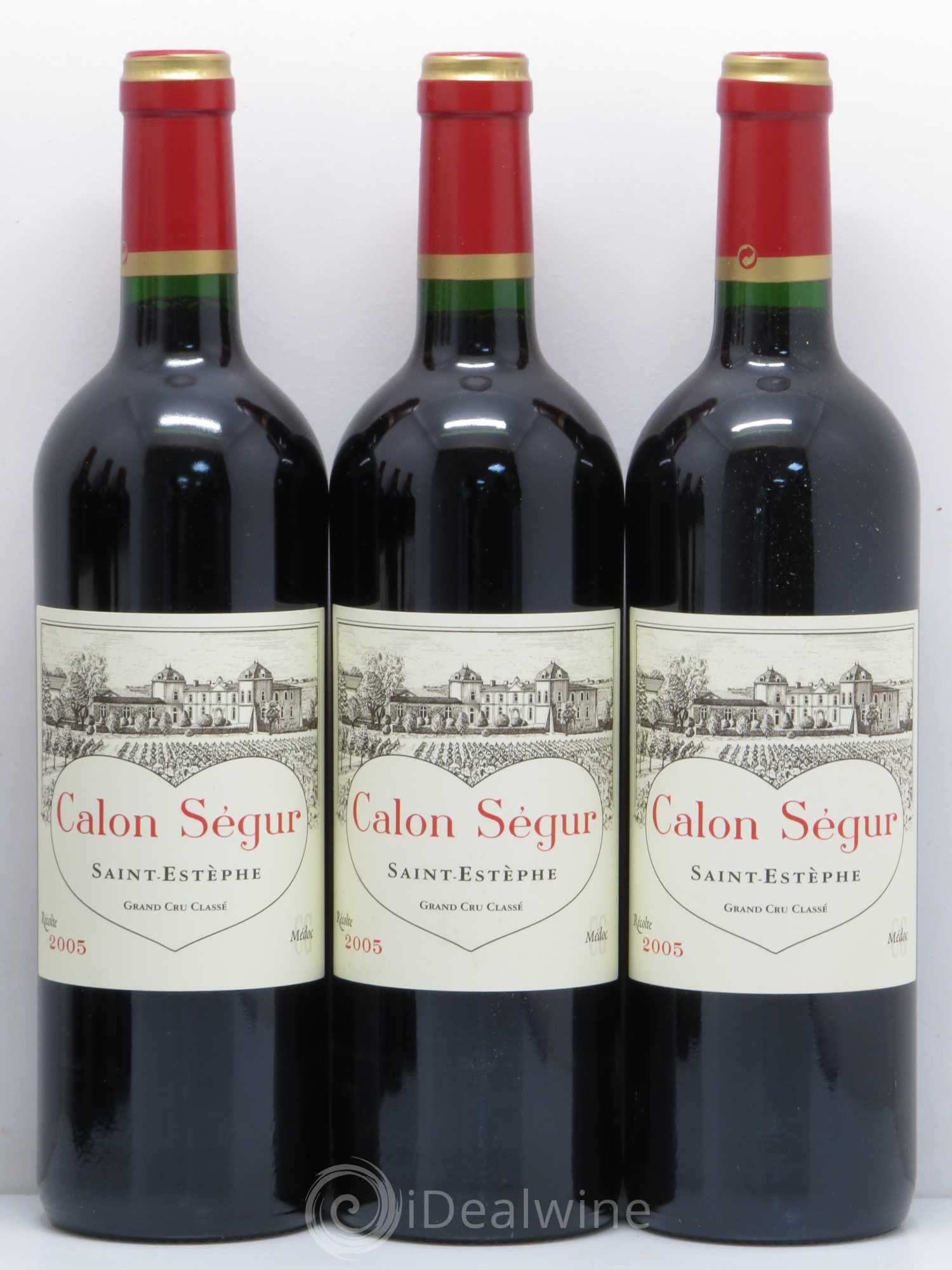 Château Calon Ségur 3ème Grand Cru Classé 2005 - Lot de 6 bouteilles - 1