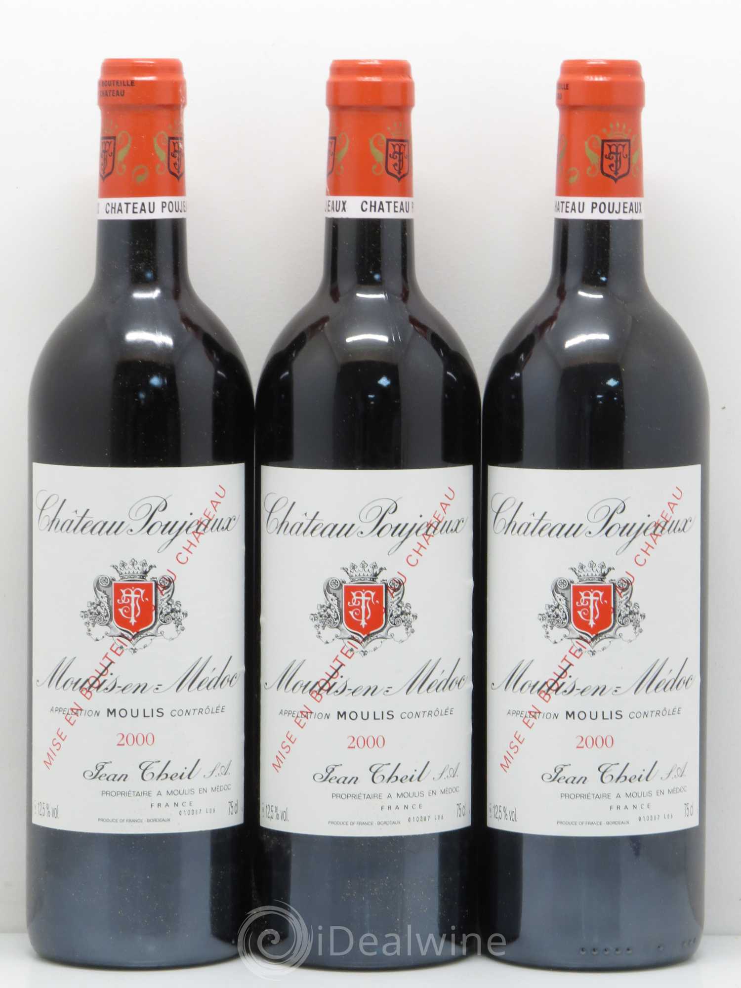 Château Poujeaux 2000 - Lot de 6 bouteilles - 1