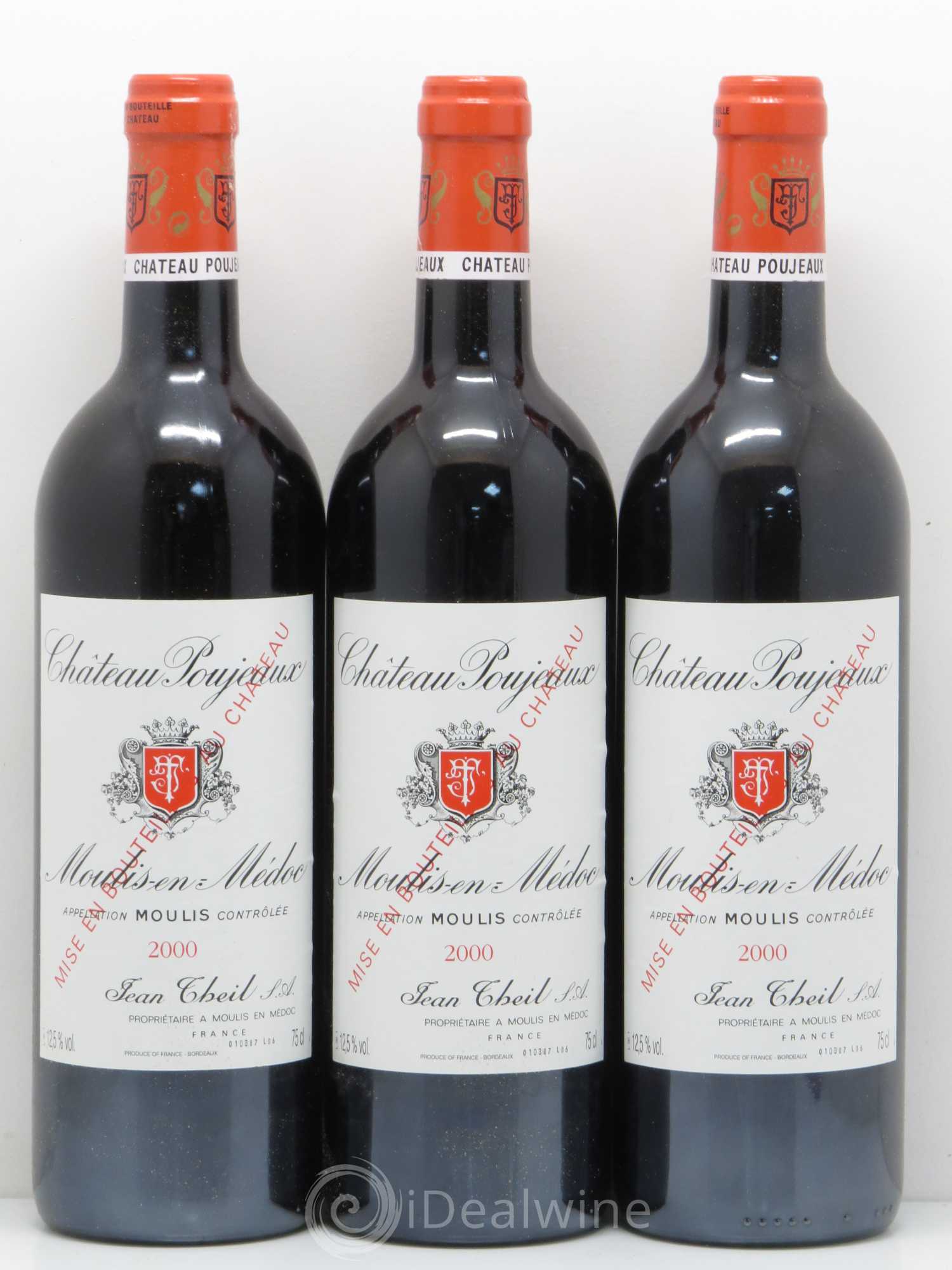 Château Poujeaux 2000 - Lot de 6 bouteilles - 2