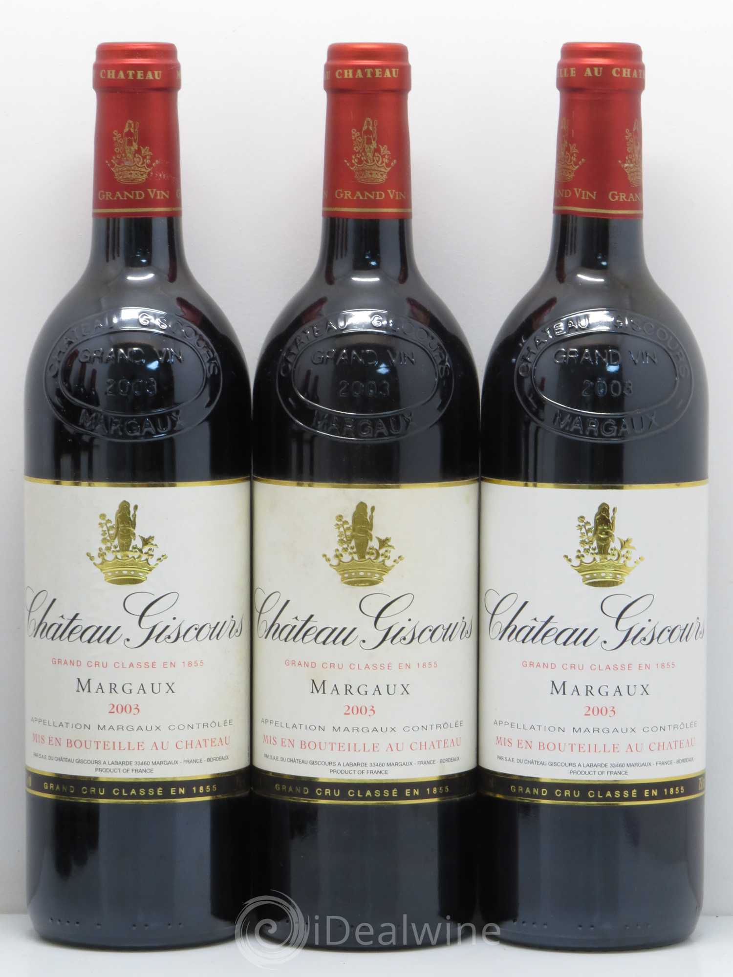 Château Giscours 3ème Grand Cru Classé 2003 - Lot de 6 bouteilles - 1
