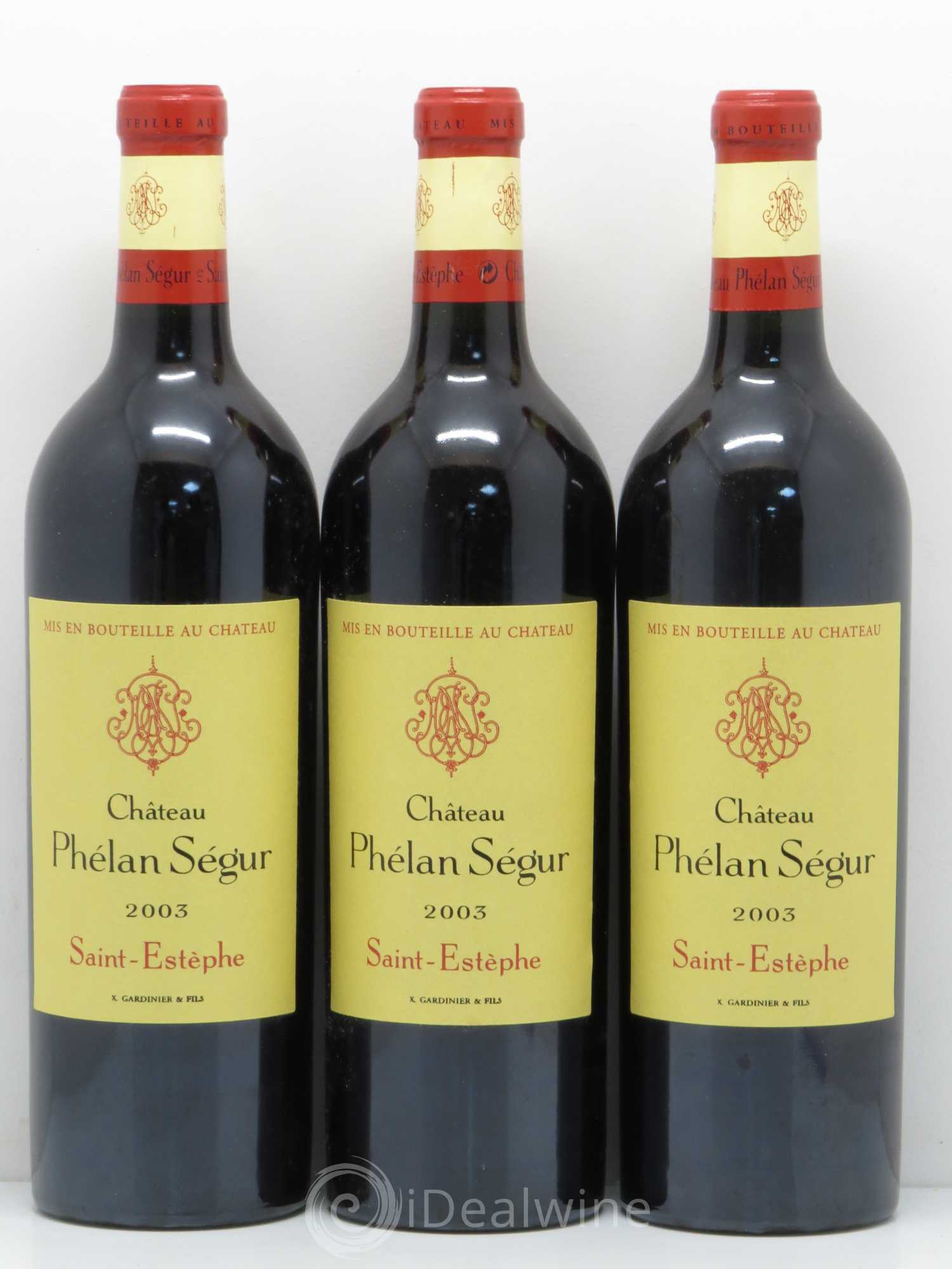 Château Phélan Ségur 2003 - Lot de 6 bouteilles - 2