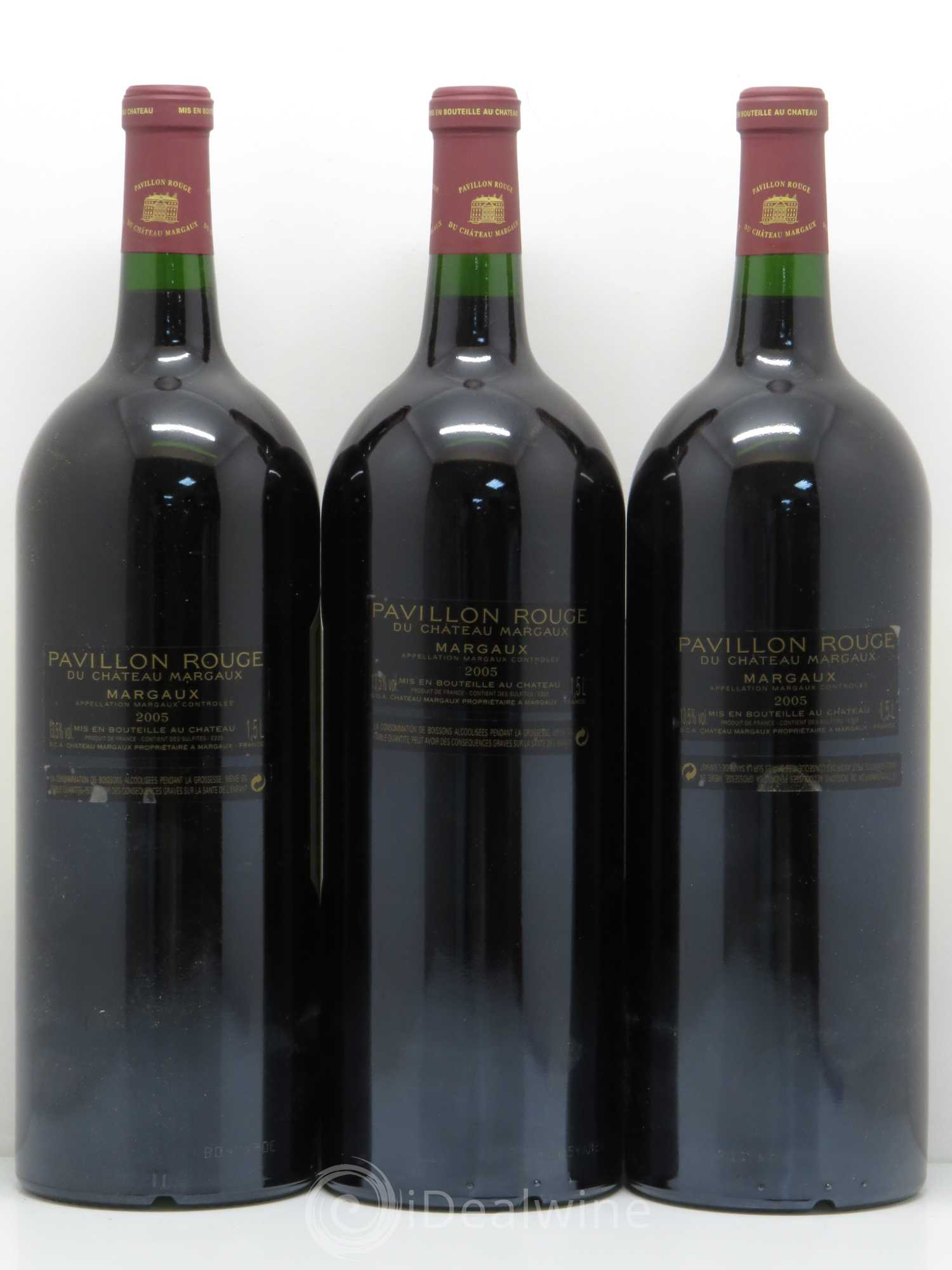 Pavillon Rouge du Château Margaux Second Vin 2005 - Lot de 3 magnums - 1