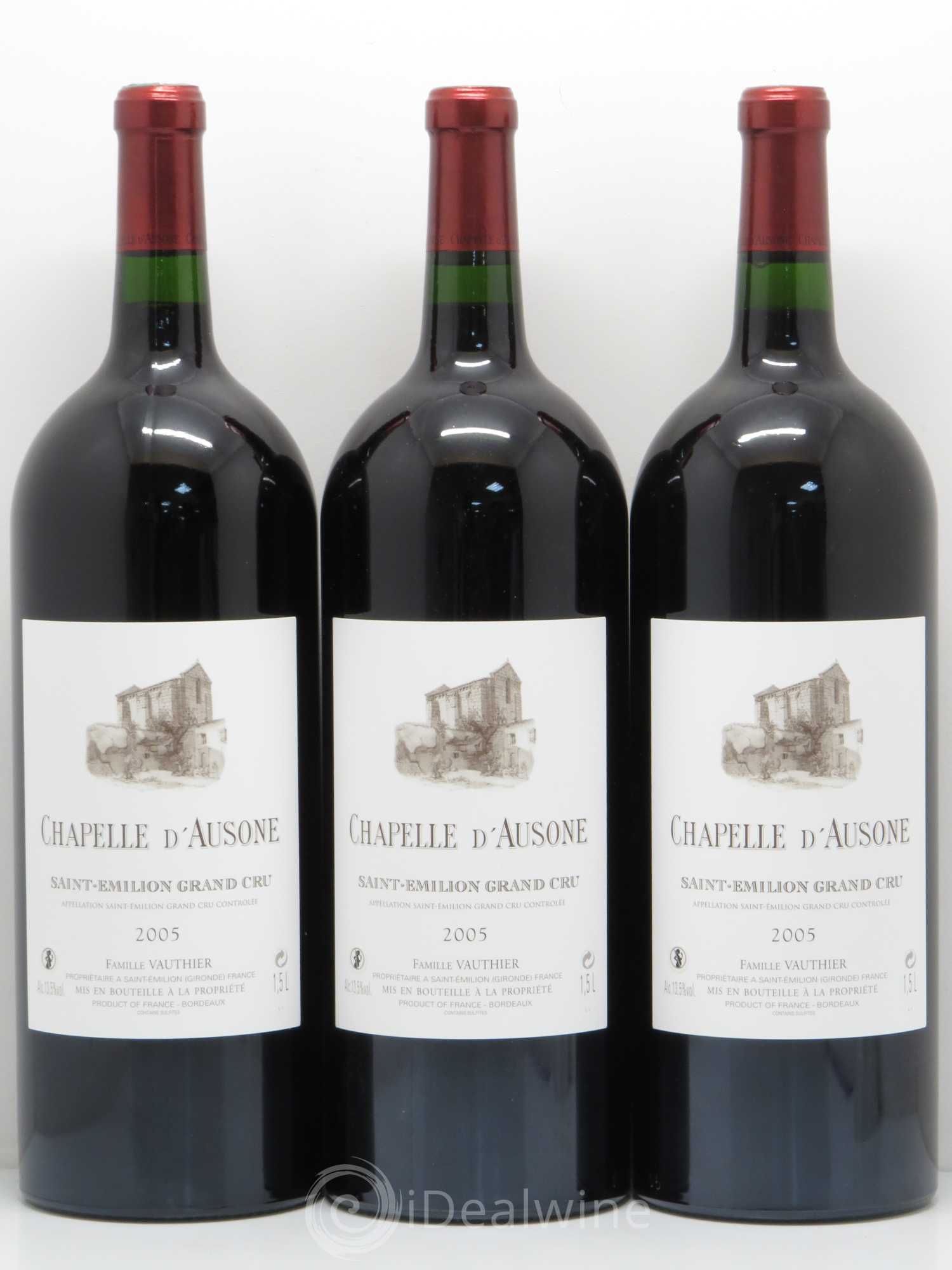 Chapelle d'Ausone Second Vin 2005 - Lot de 3 magnums - 0
