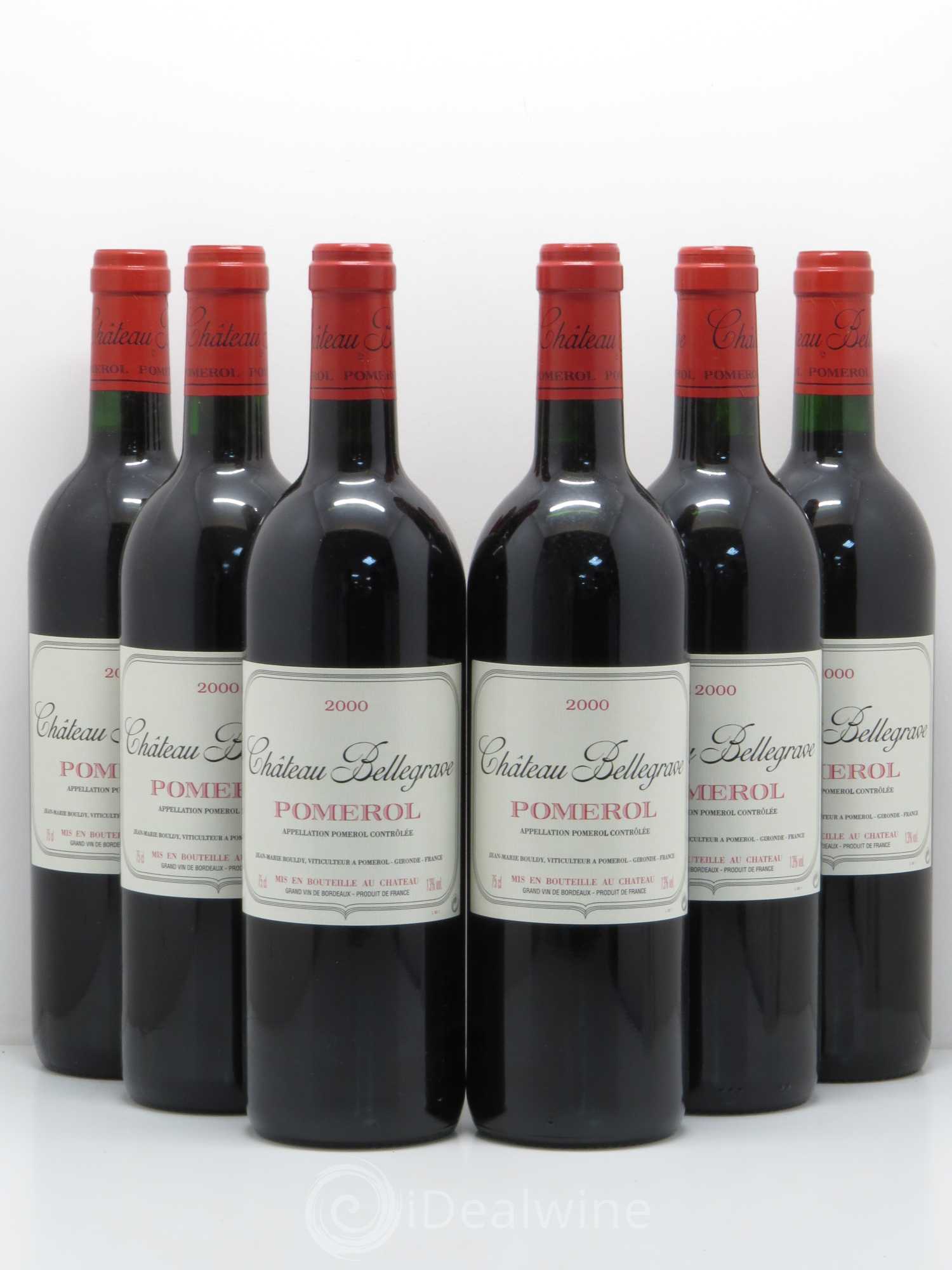 Château Bellegrave 2000 - Lot de 6 bouteilles - 0