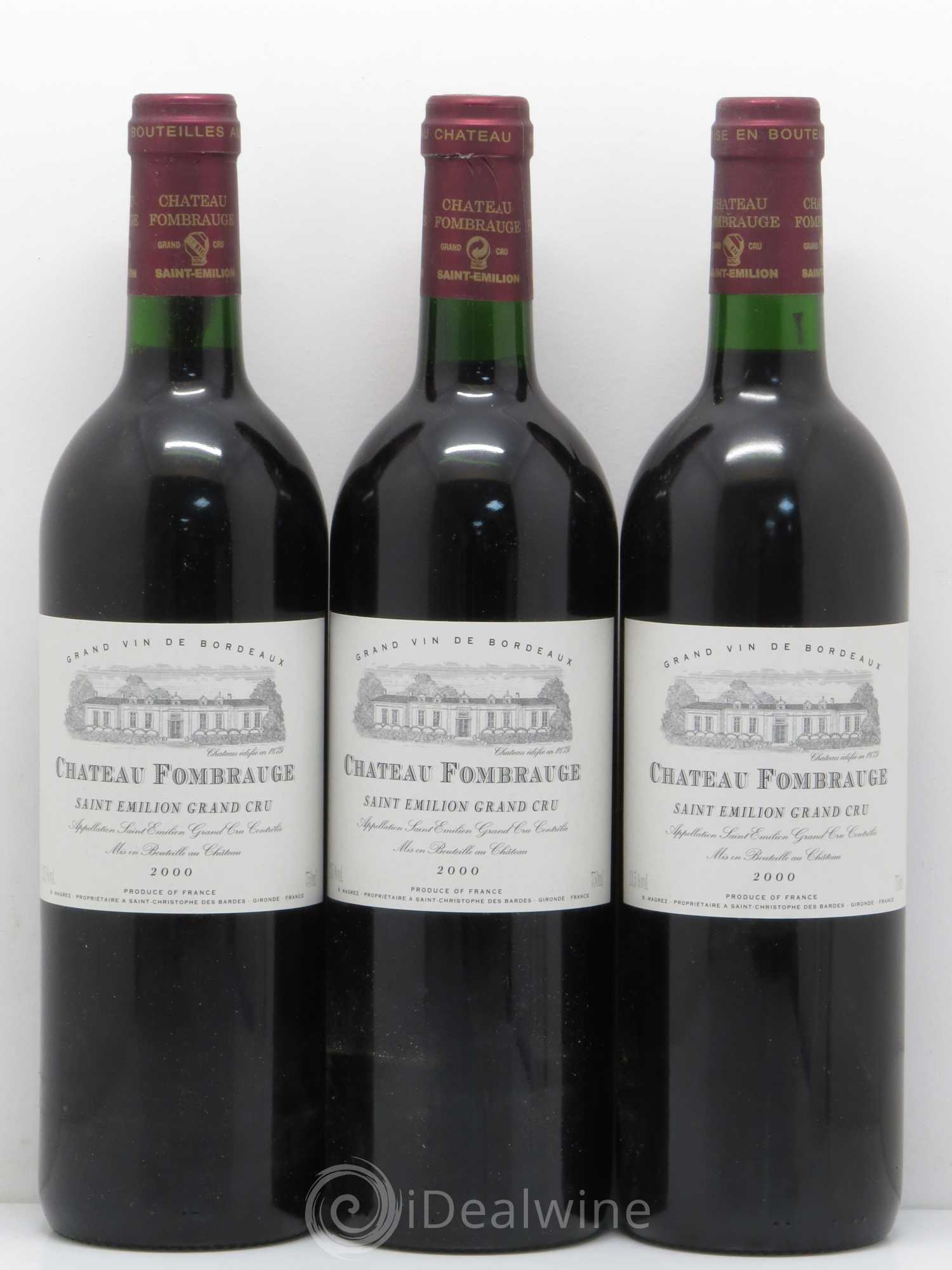 Château Fombrauge Grand Cru Classé 2000 - Lot de 6 bouteilles - 2