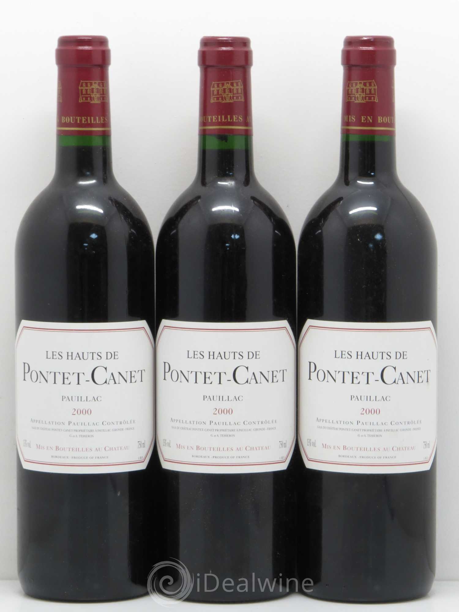 Les Hauts de Pontet-Canet Second Vin 2000 - Lot de 12 bouteilles - 1