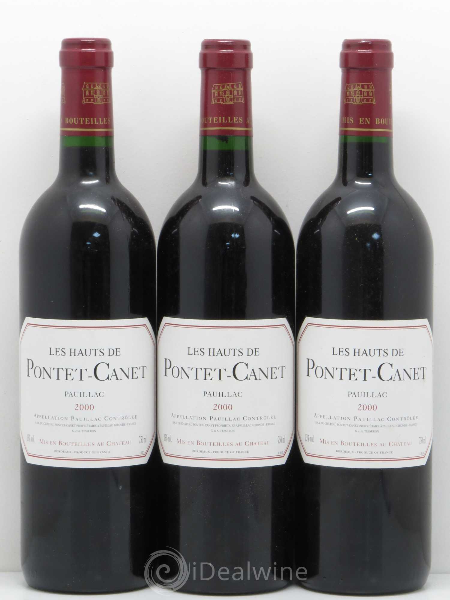 Les Hauts de Pontet-Canet Second Vin 2000 - Lot de 12 bouteilles - 3