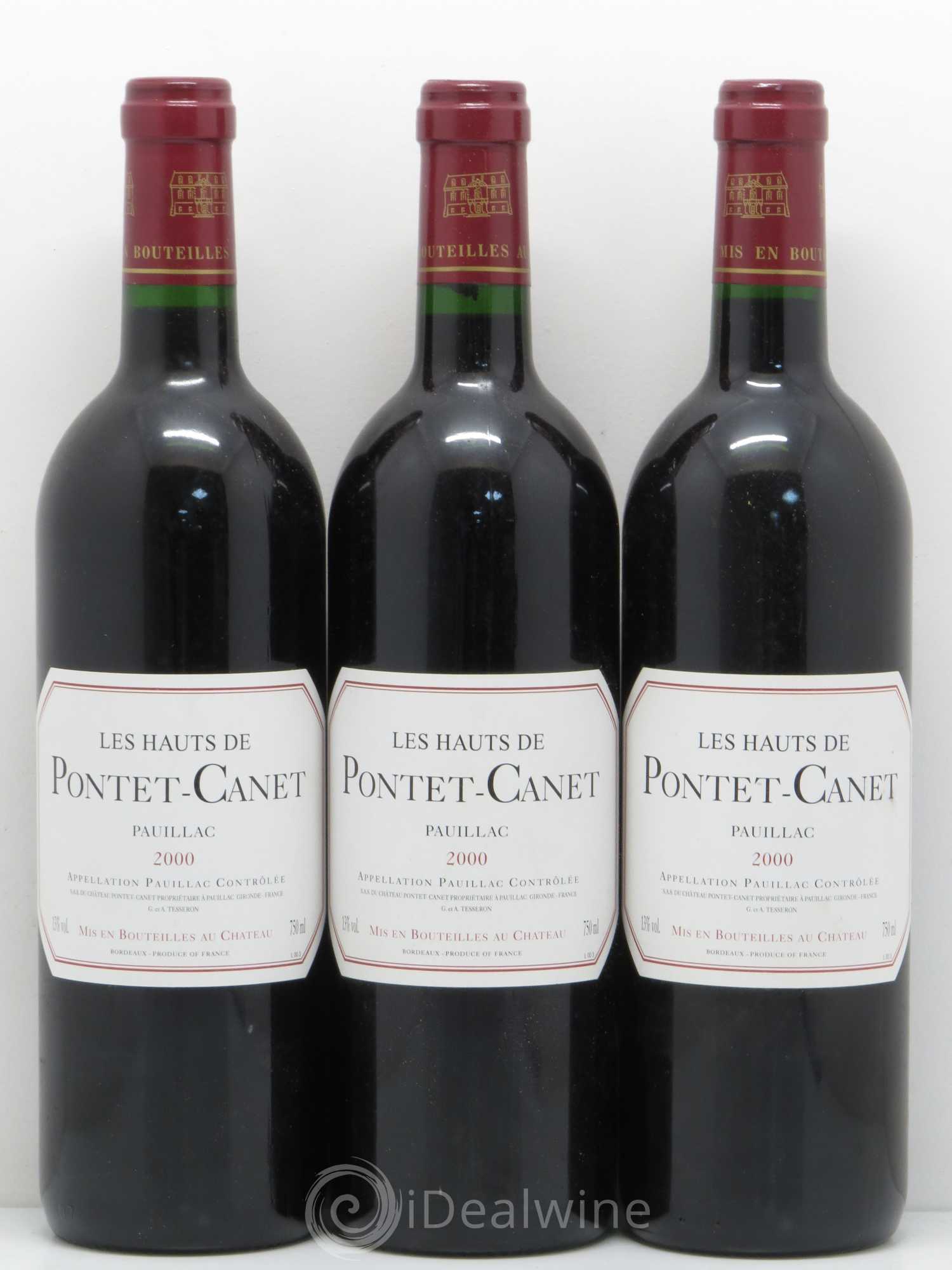 Les Hauts de Pontet-Canet Second Vin 2000 - Lot de 12 bouteilles - 4