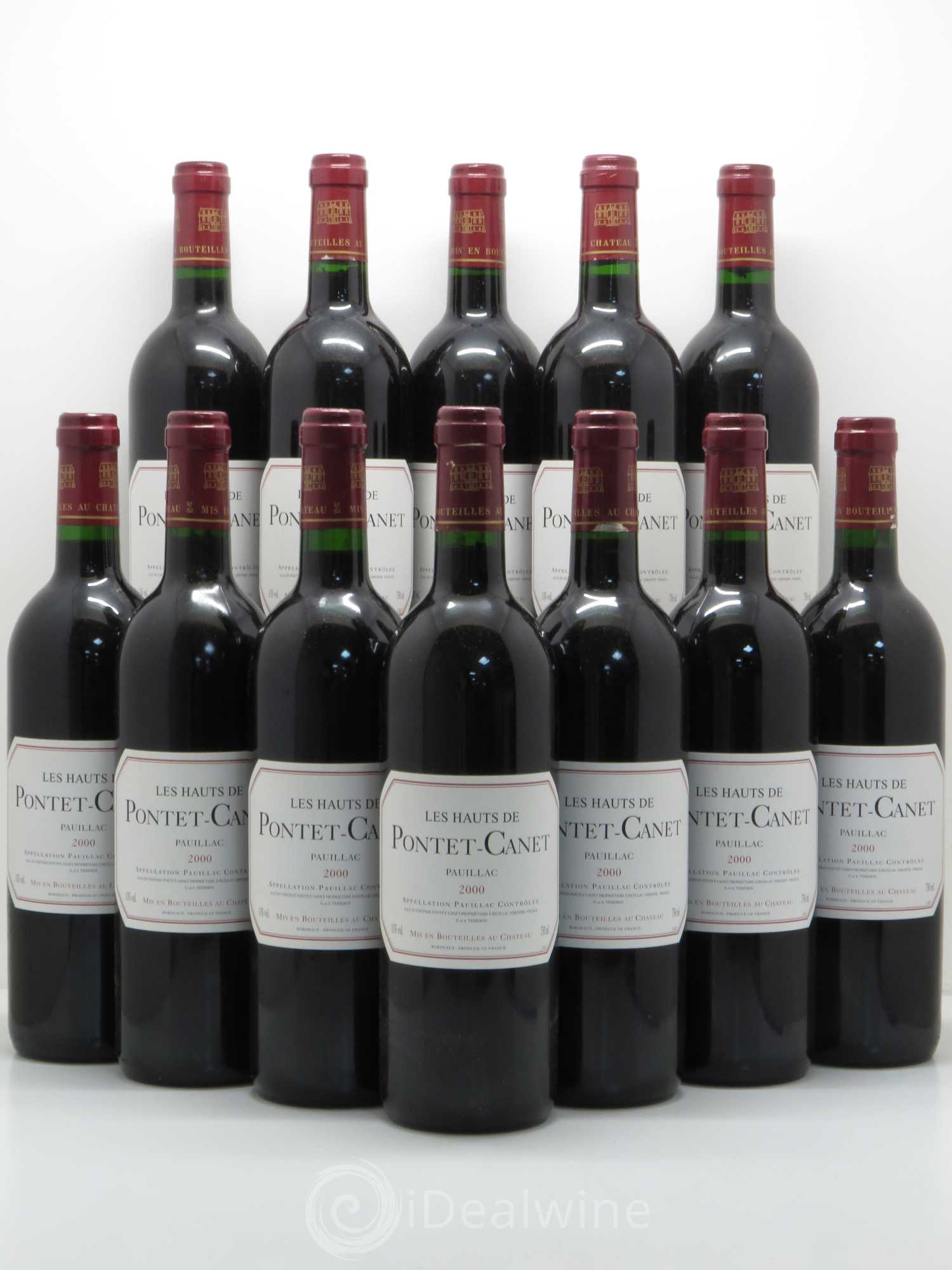 Les Hauts de Pontet-Canet Second Vin 2000 - Lot de 12 bouteilles - 0