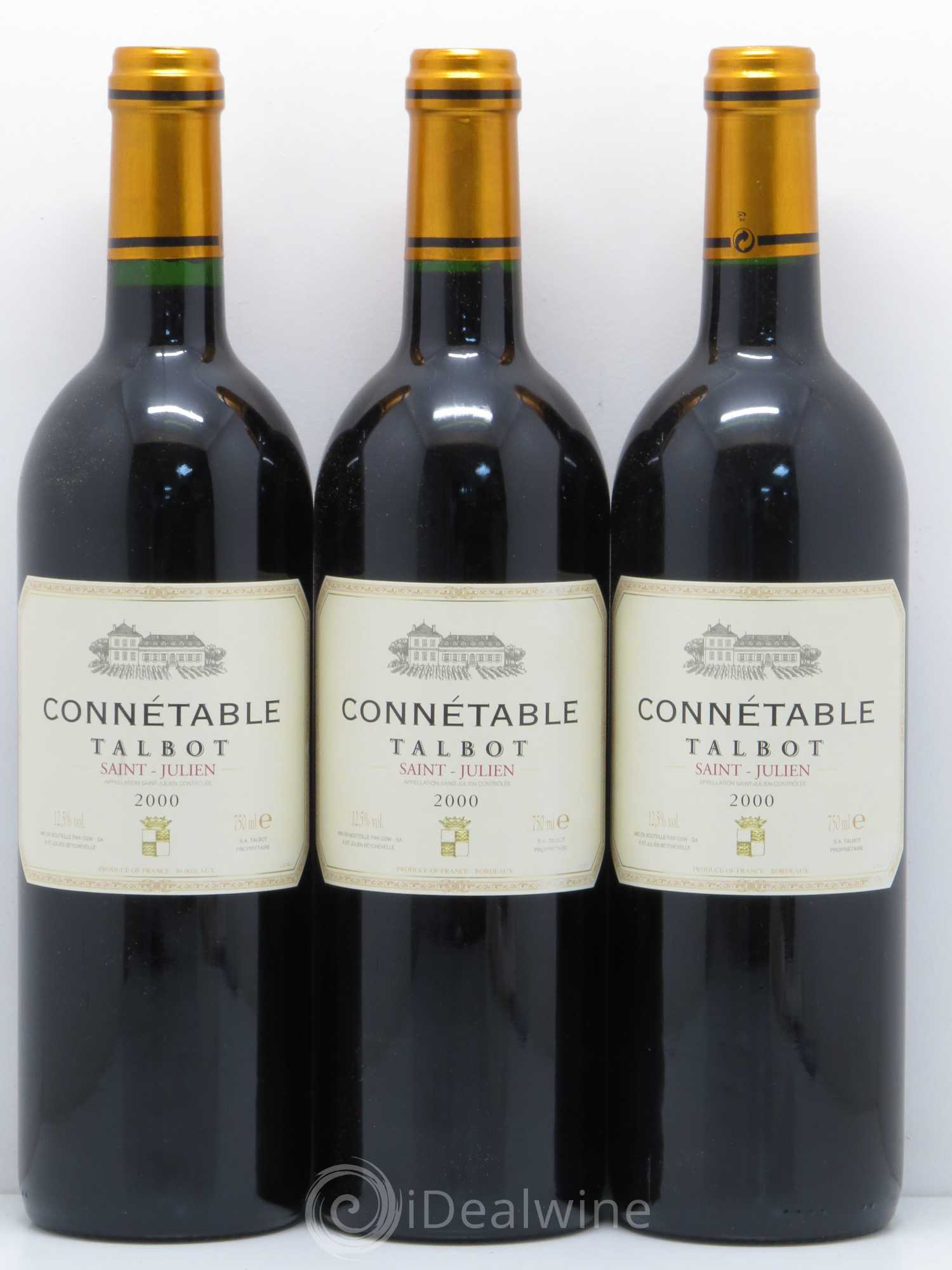Connétable de Talbot Second Vin 2000 - Lot de 12 bouteilles - 1