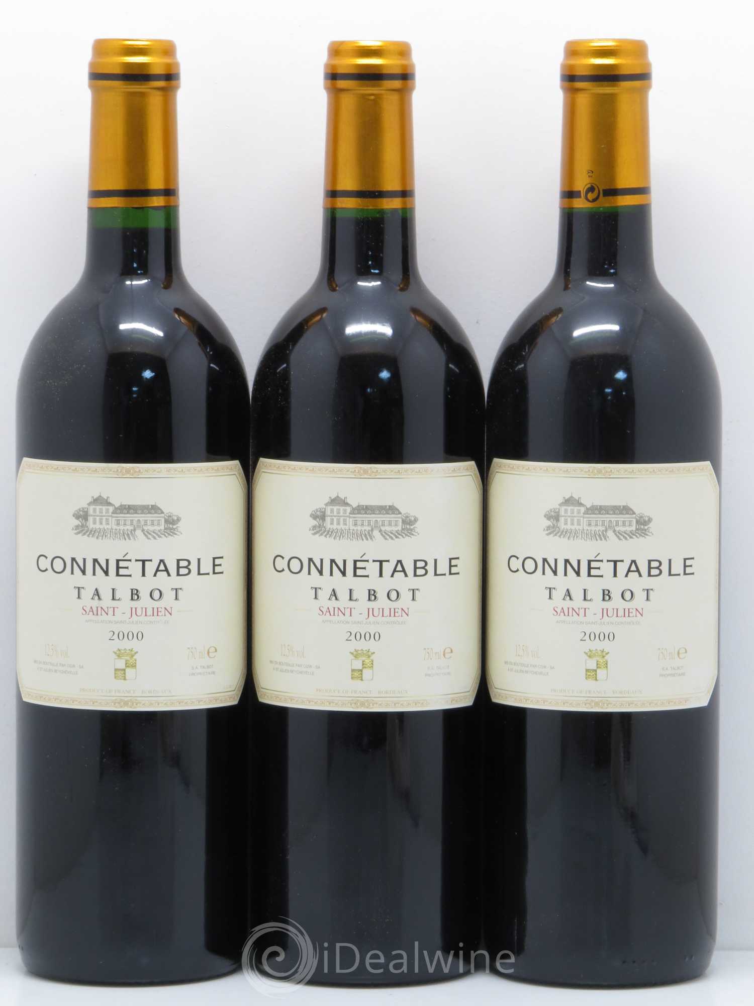 Connétable de Talbot Second Vin 2000 - Lot de 12 bouteilles - 4