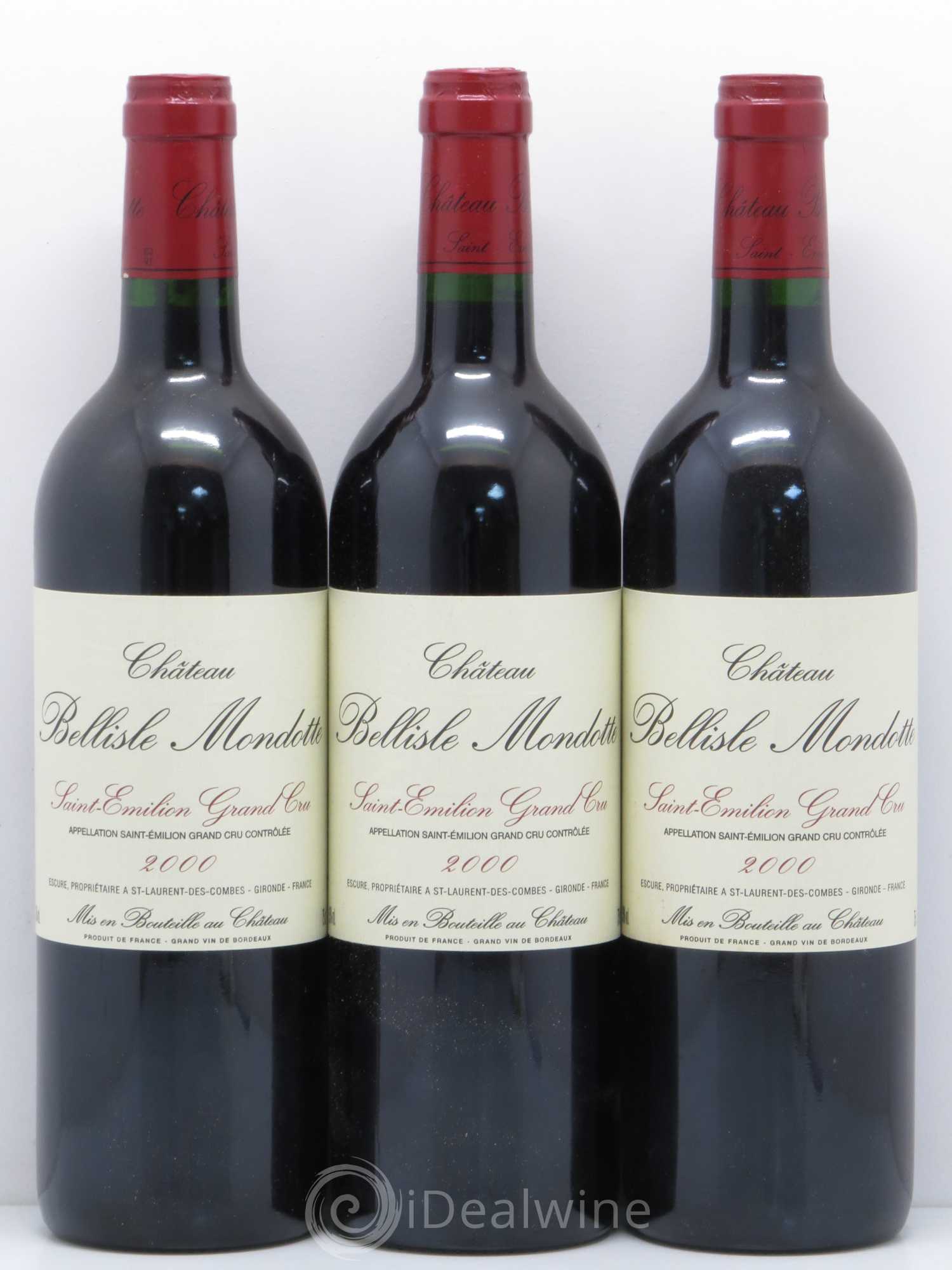 Château Bellisle Mondotte 2000 - Lot de 12 bouteilles - 2