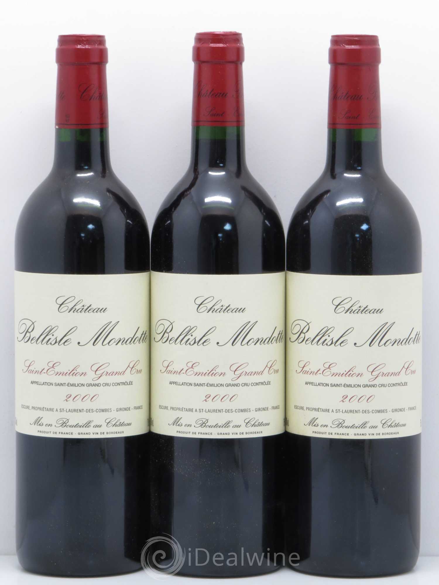 Château Bellisle Mondotte 2000 - Lot de 12 bouteilles - 3