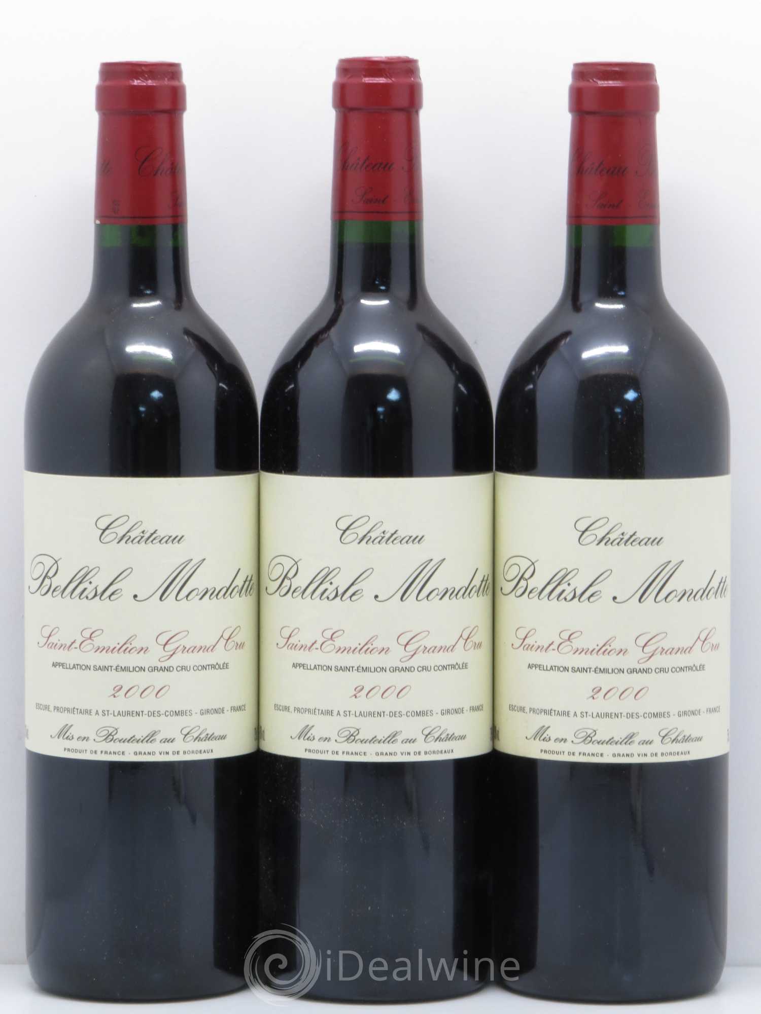 Château Bellisle Mondotte 2000 - Lot de 12 bouteilles - 4