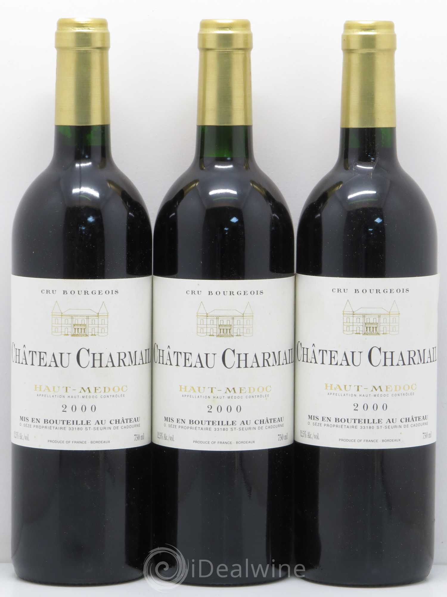 Château Charmail Cru Bourgeois 2000 - Lot de 12 bouteilles - 2