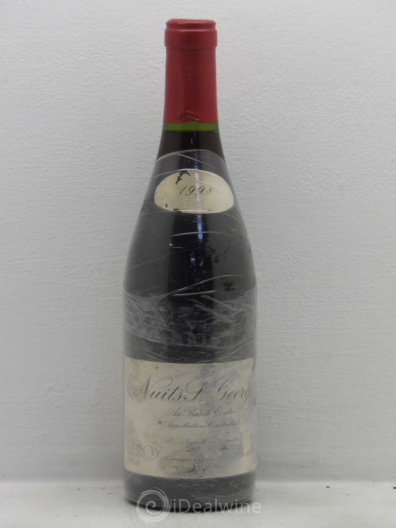 Nuits-Saint-Georges Bas de Combes Leroy (Domaine) 1998 - Lot de 1 bouteille - 0
