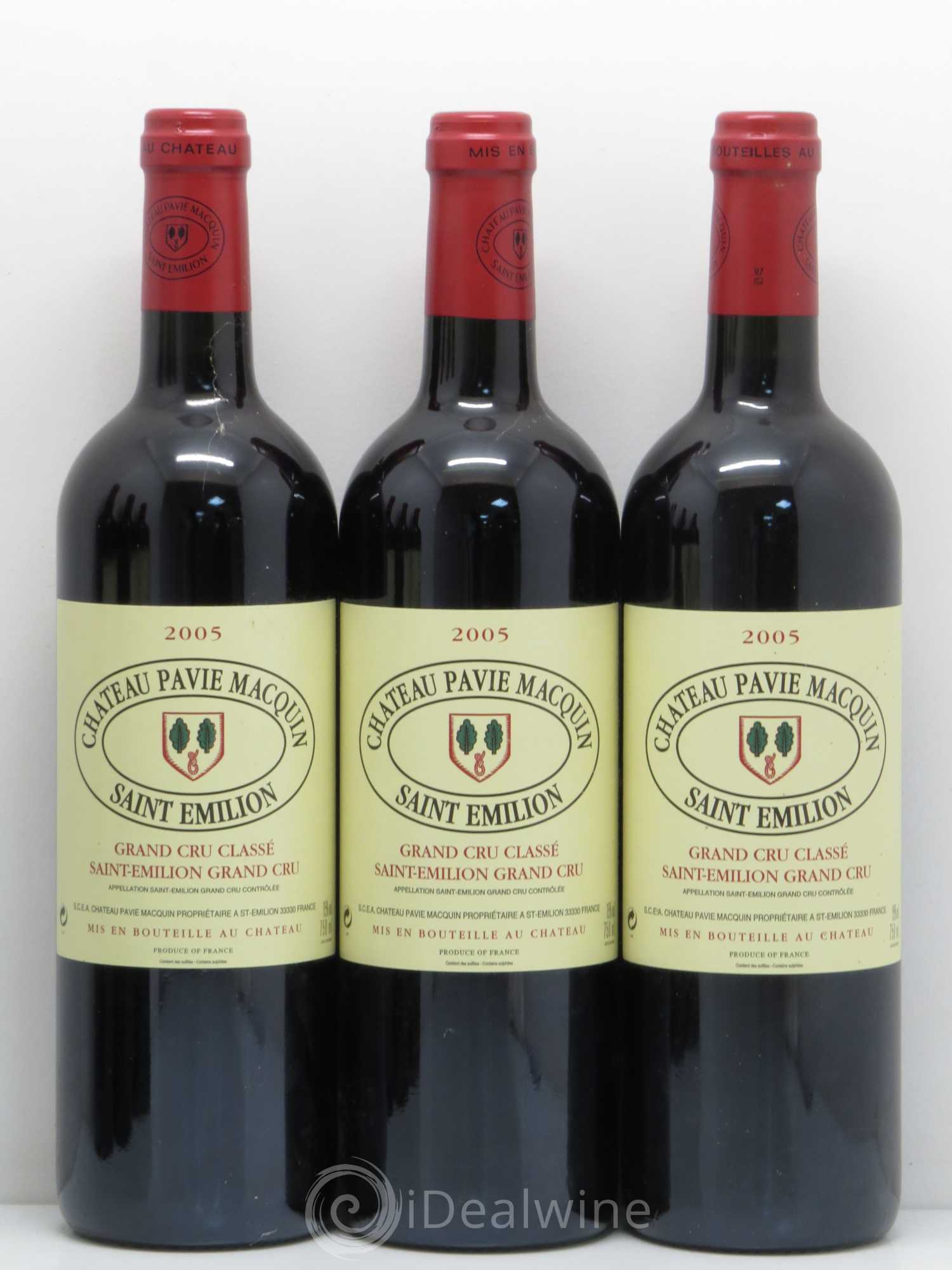 Château Pavie Macquin 1er Grand Cru Classé B 2005 - Lot de 6 bouteilles - 2