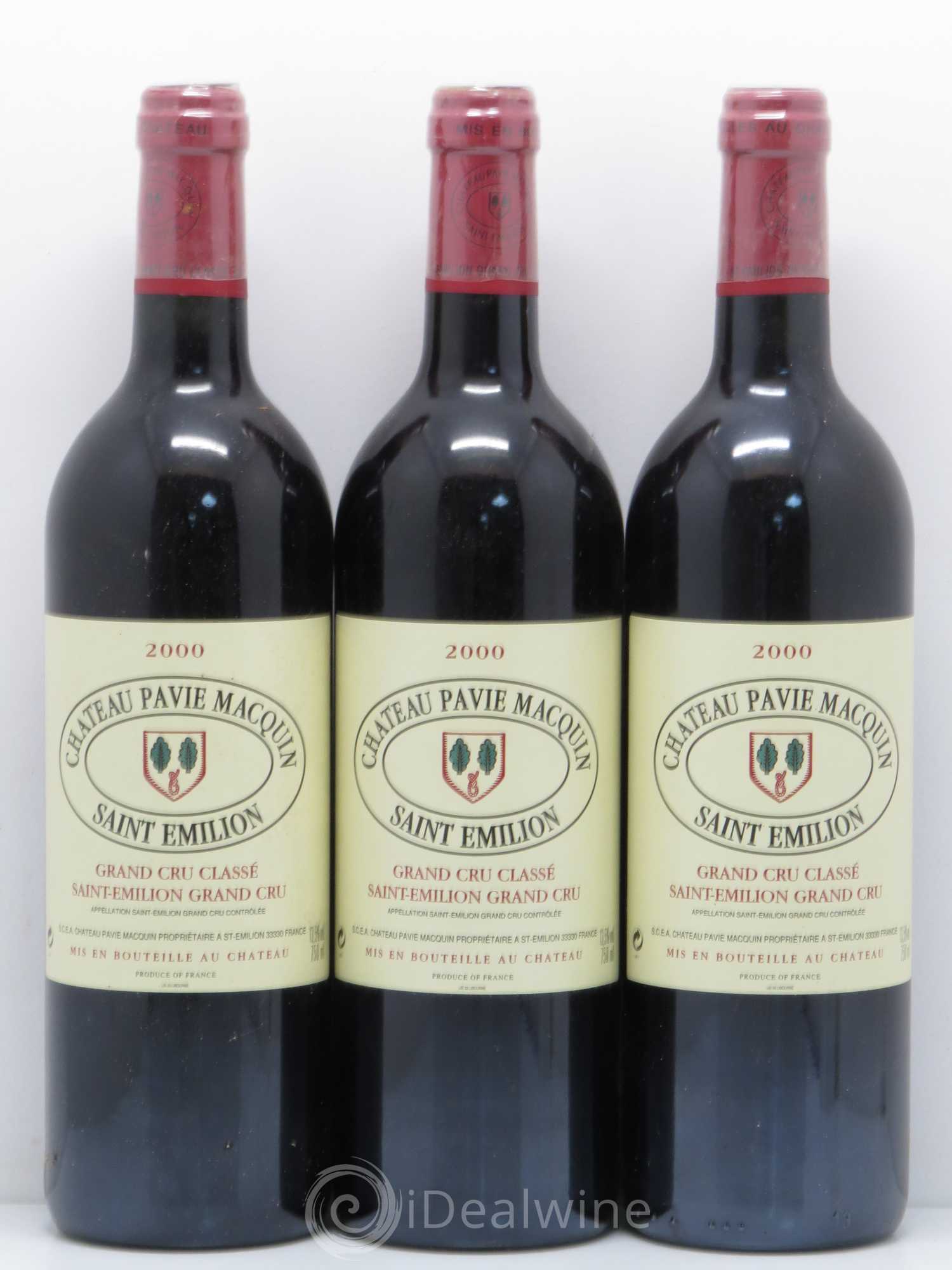 Château Pavie Macquin 1er Grand Cru Classé B 2000 - Lot de 6 bouteilles - 2