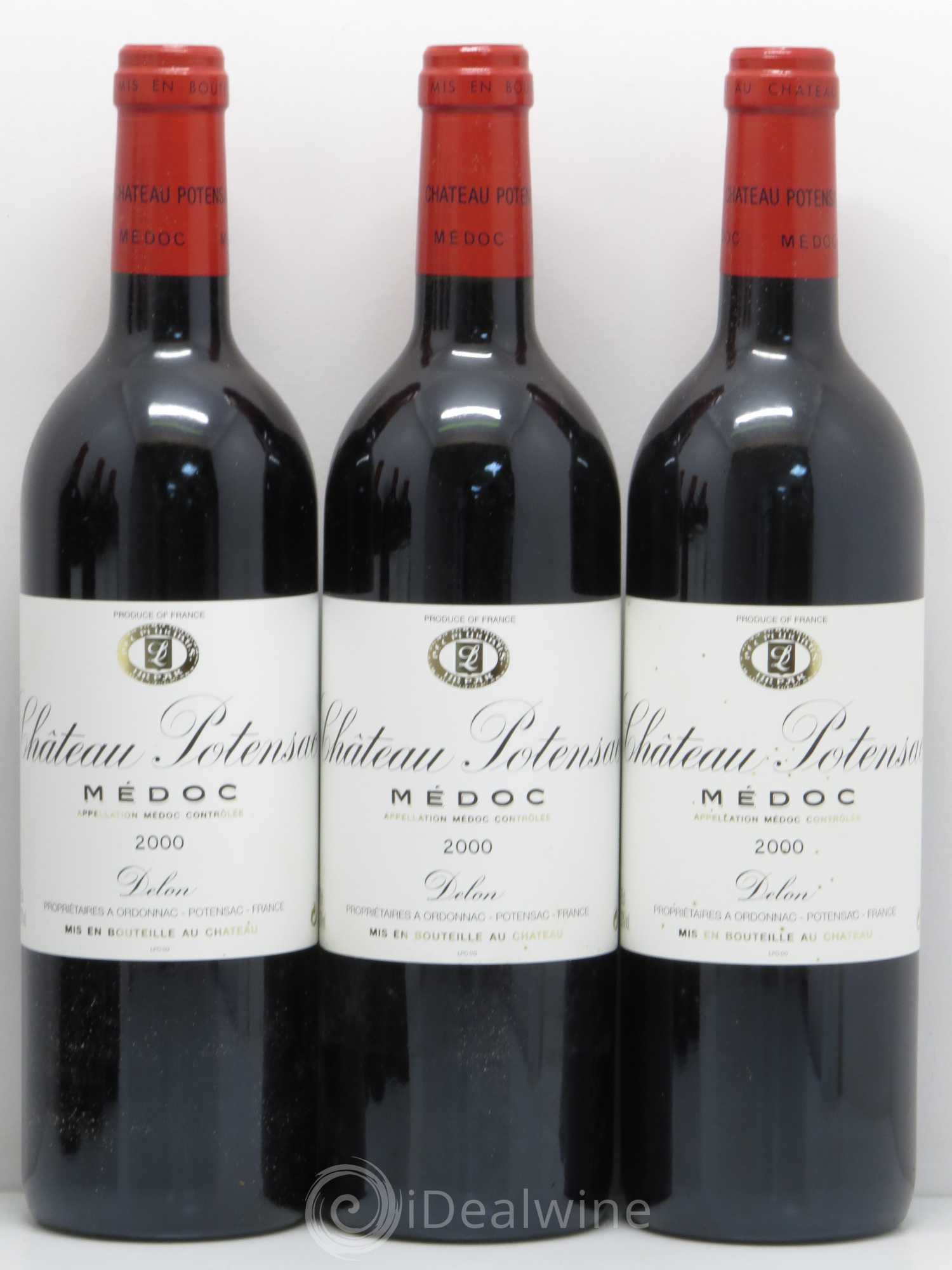 Château Potensac 2000 - Lot de 6 bouteilles - 1
