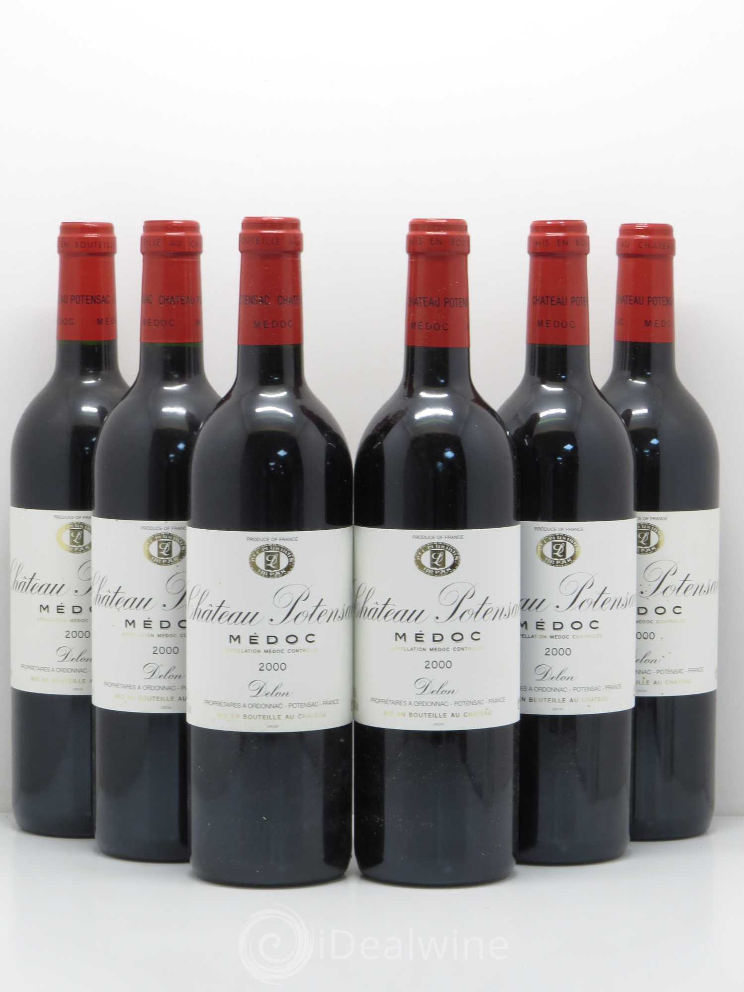 Château Potensac 2000 - Lot de 6 bouteilles - 0