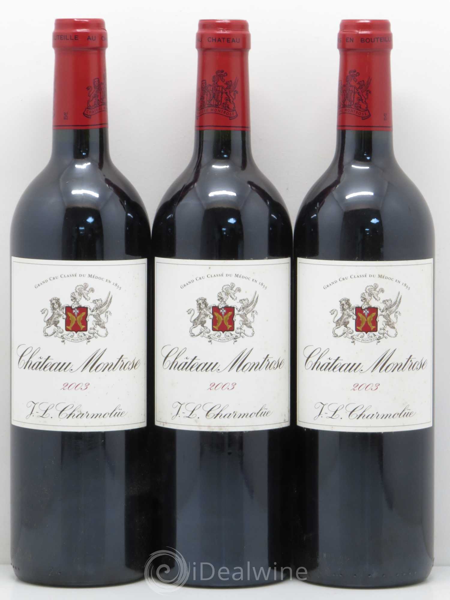 Château Montrose 2ème Grand Cru Classé 2003 - Lot de 6 bouteilles - 3
