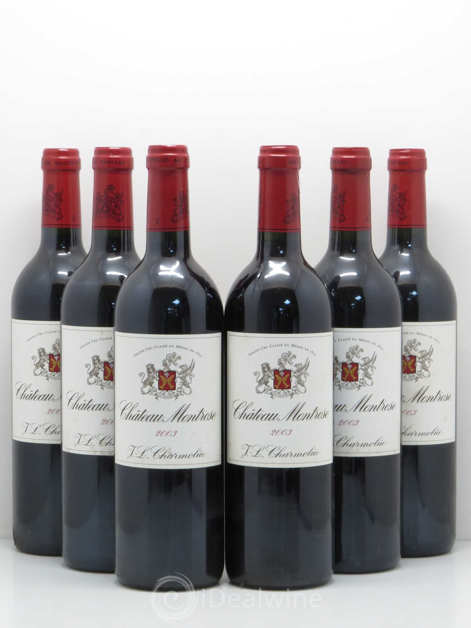 Château Montrose 2ème Grand Cru Classé 2003 - Lot de 6 bouteilles - 0