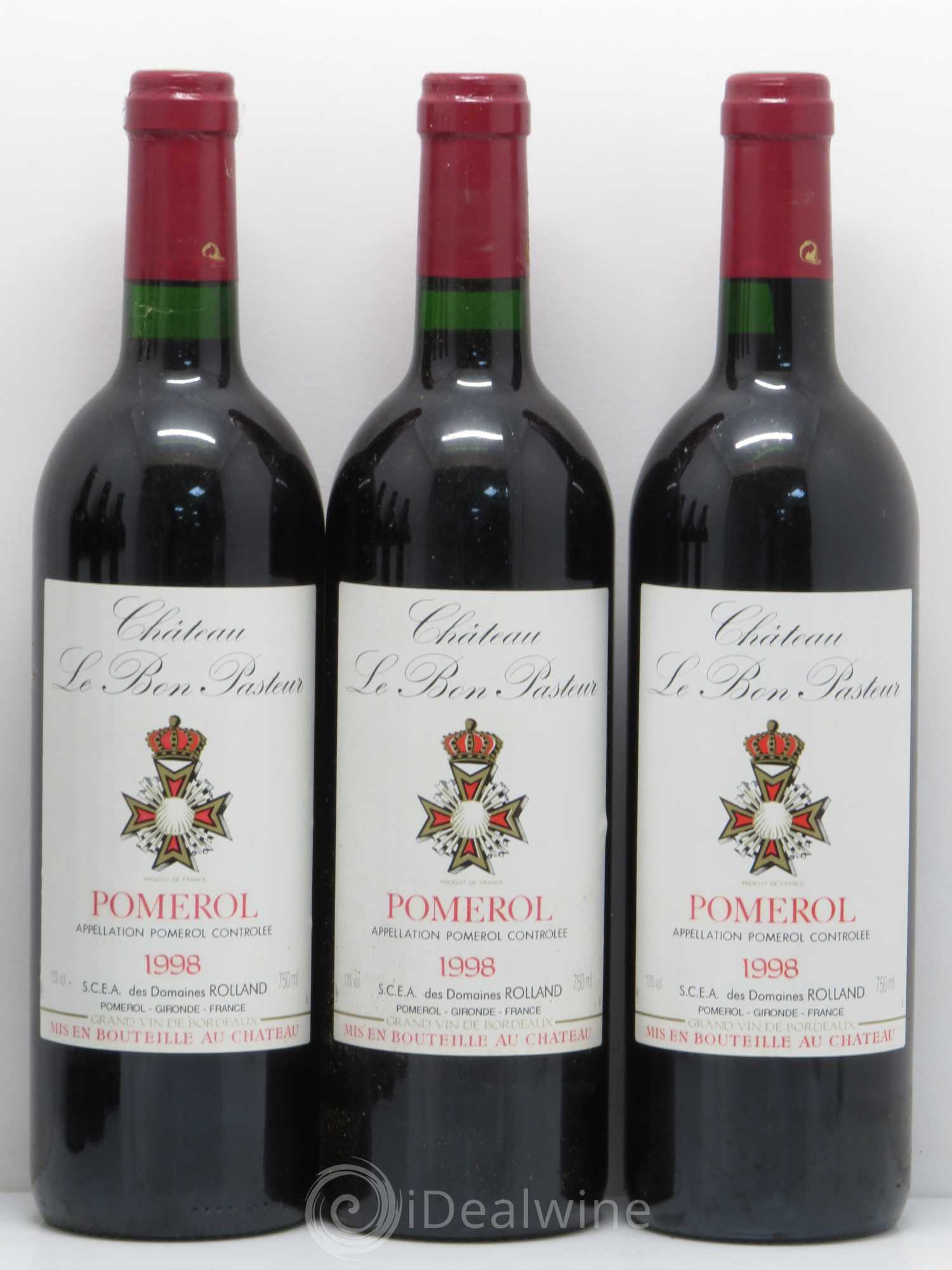 Château le Bon Pasteur 1998 - Lot de 6 bouteilles - 1