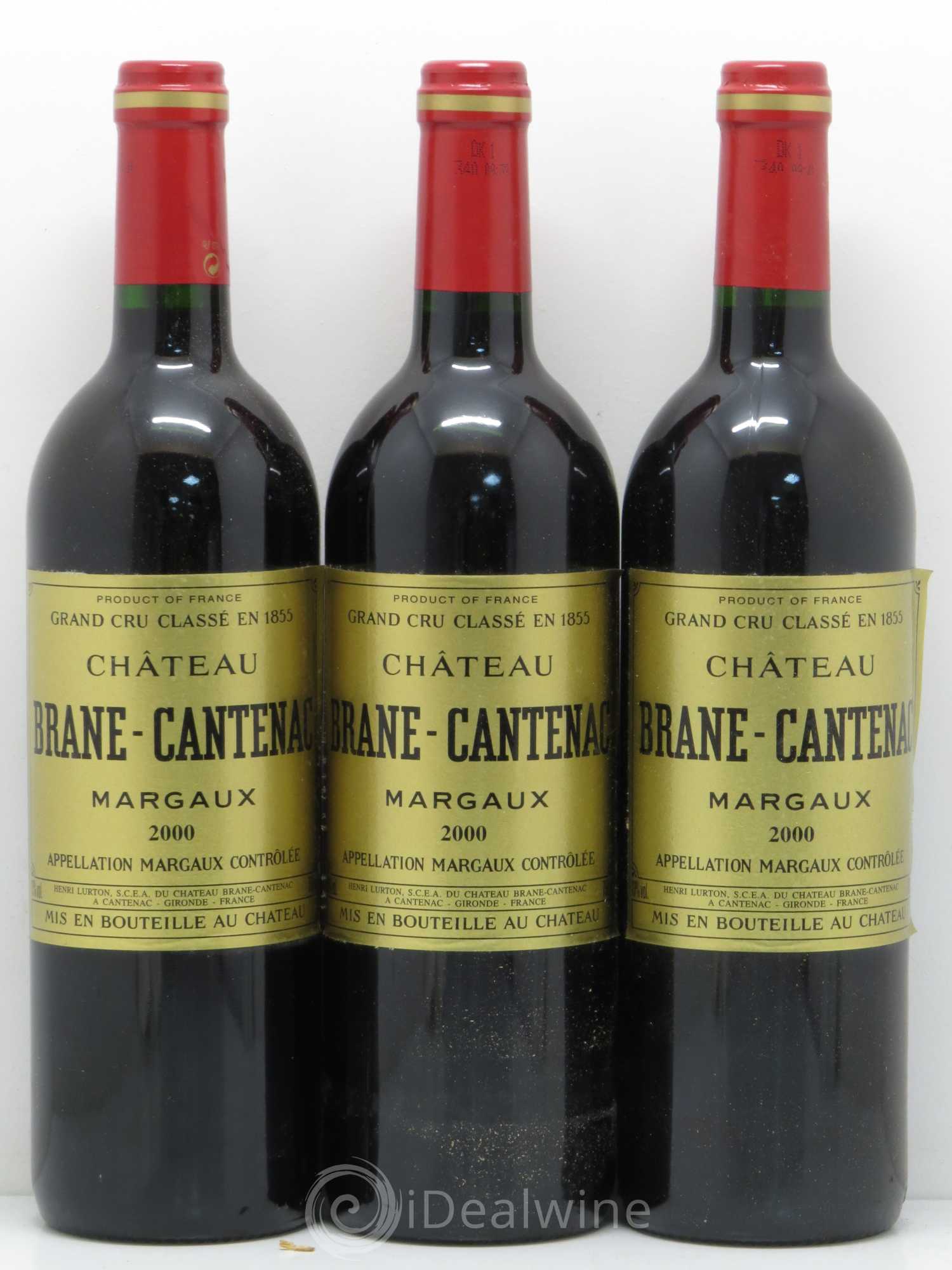 Château Brane Cantenac 2ème Grand Cru Classé 2000 - Lotto di 6 bottiglie - 2