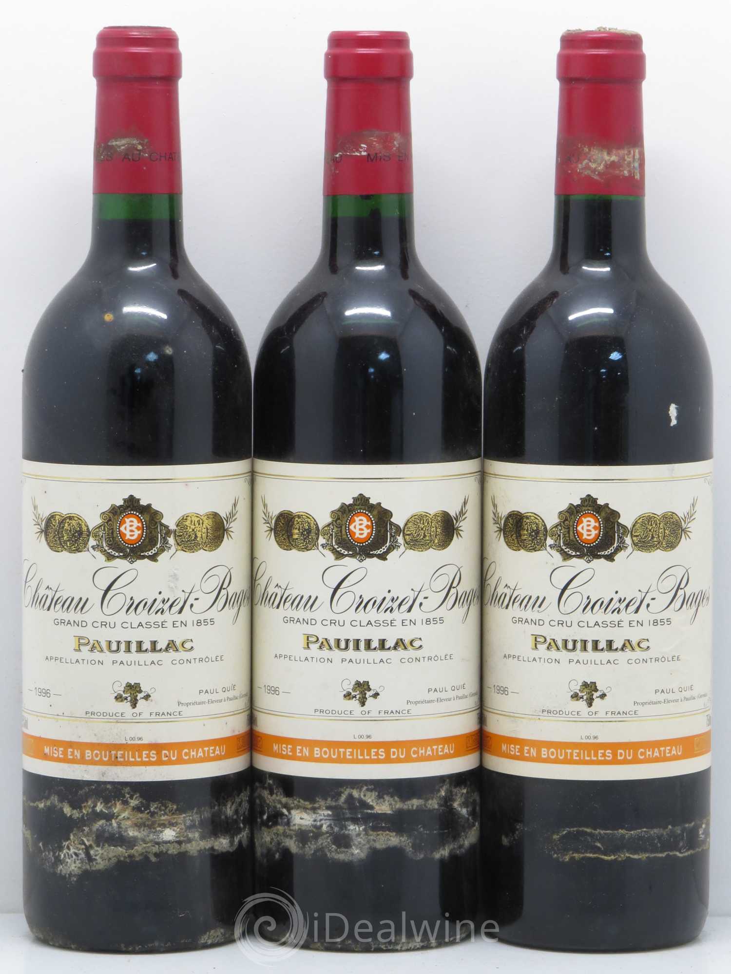 Château Croizet Bages 5ème Grand Cru Classé 1996 - Lotto di 12 bottiglie - 2