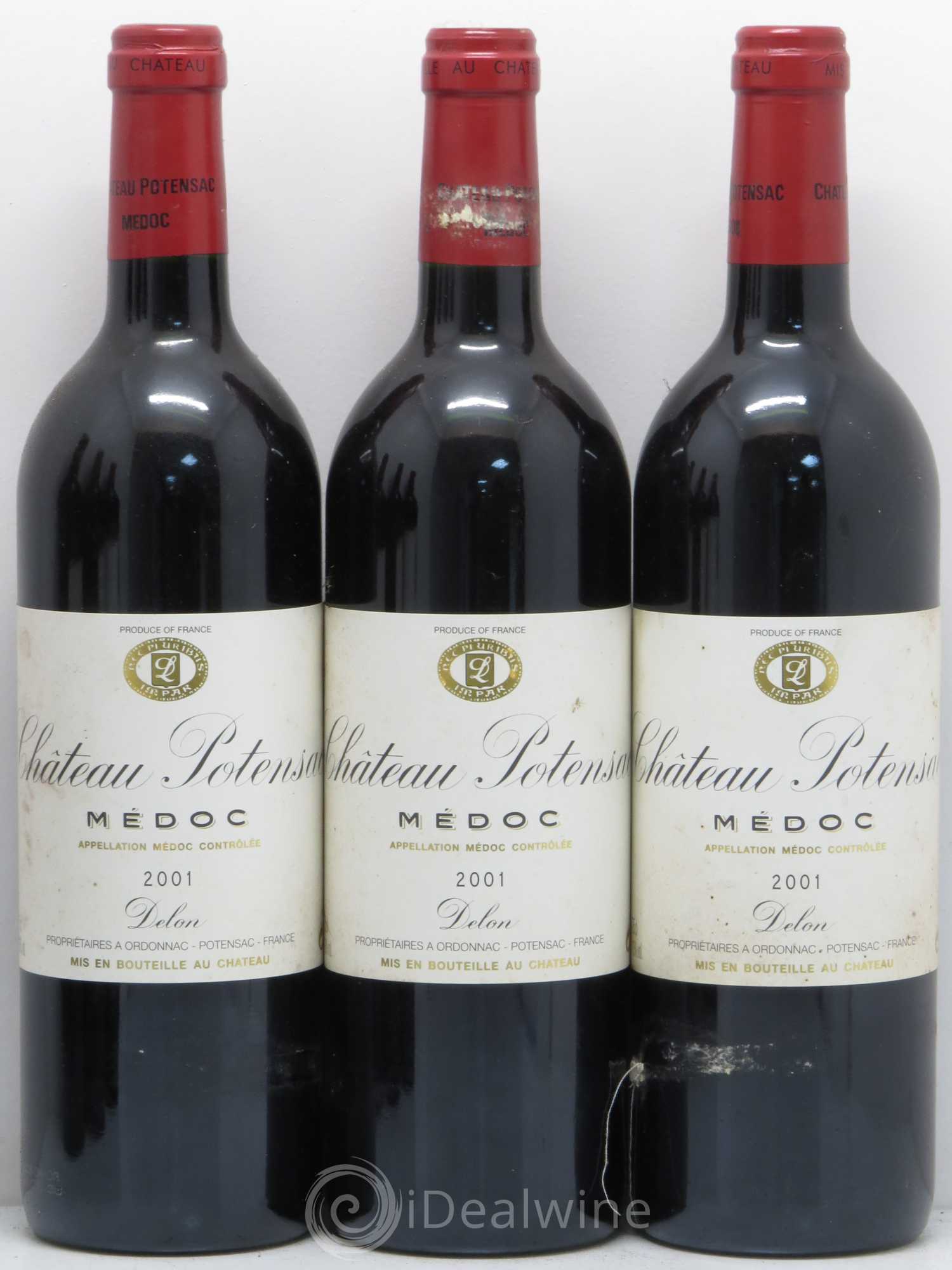 Château Potensac 2001 - Lot de 6 bouteilles - 1