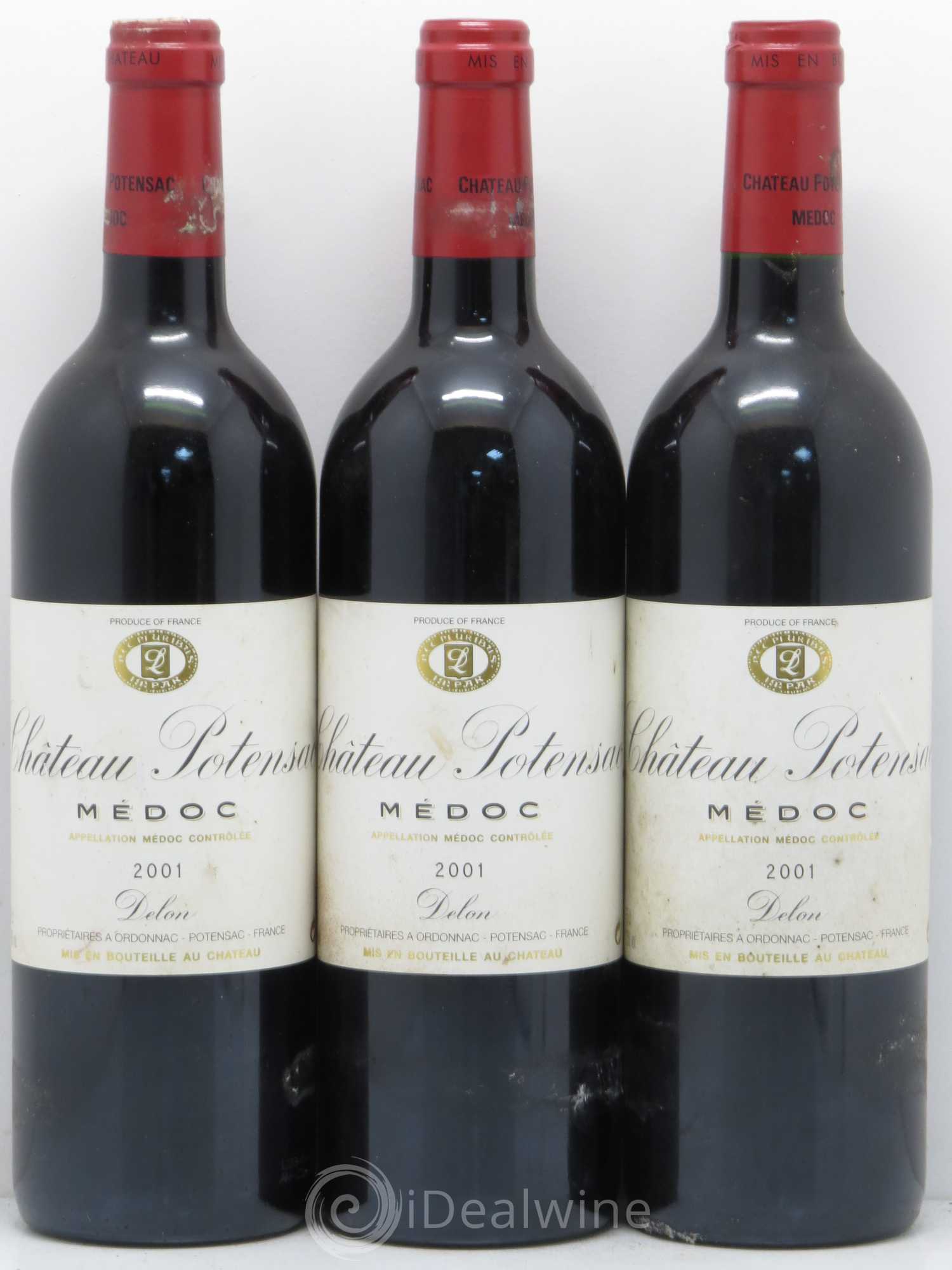 Château Potensac 2001 - Lot de 6 bouteilles - 2