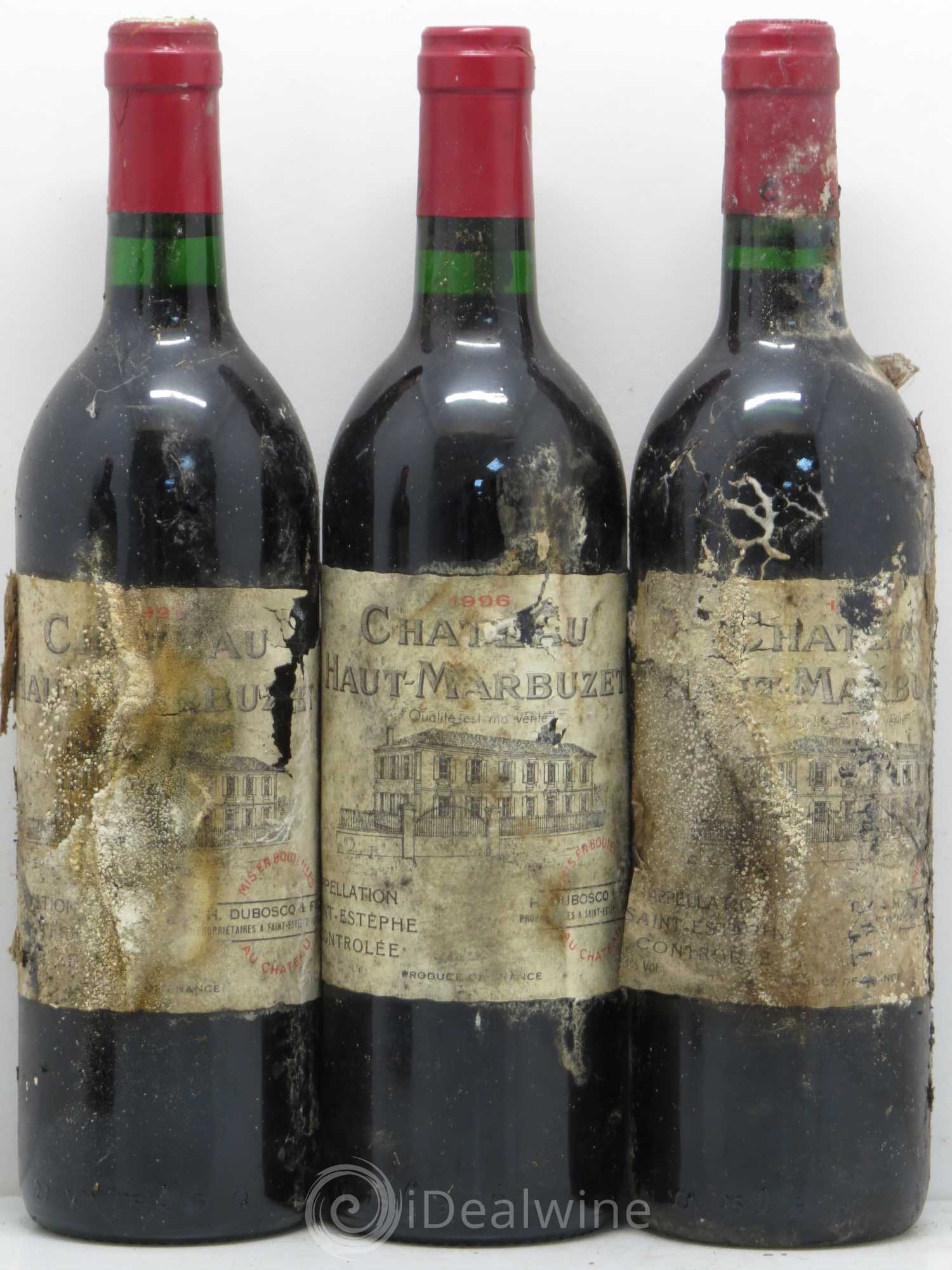 Château Haut Marbuzet 1996 - Lot de 6 bouteilles - 2