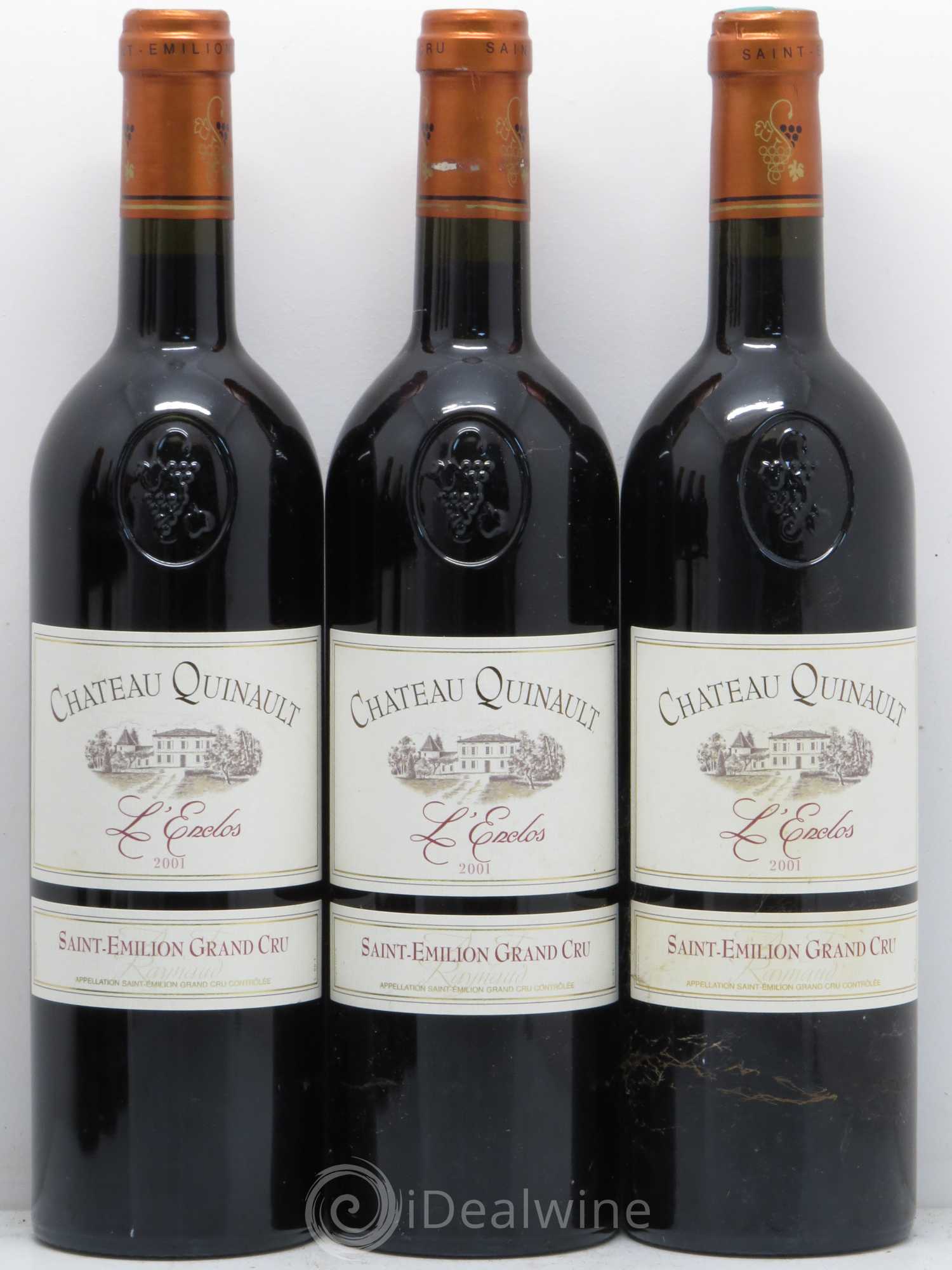 Château Quinault L'Enclos 2001 - Lot de 6 bouteilles - 2
